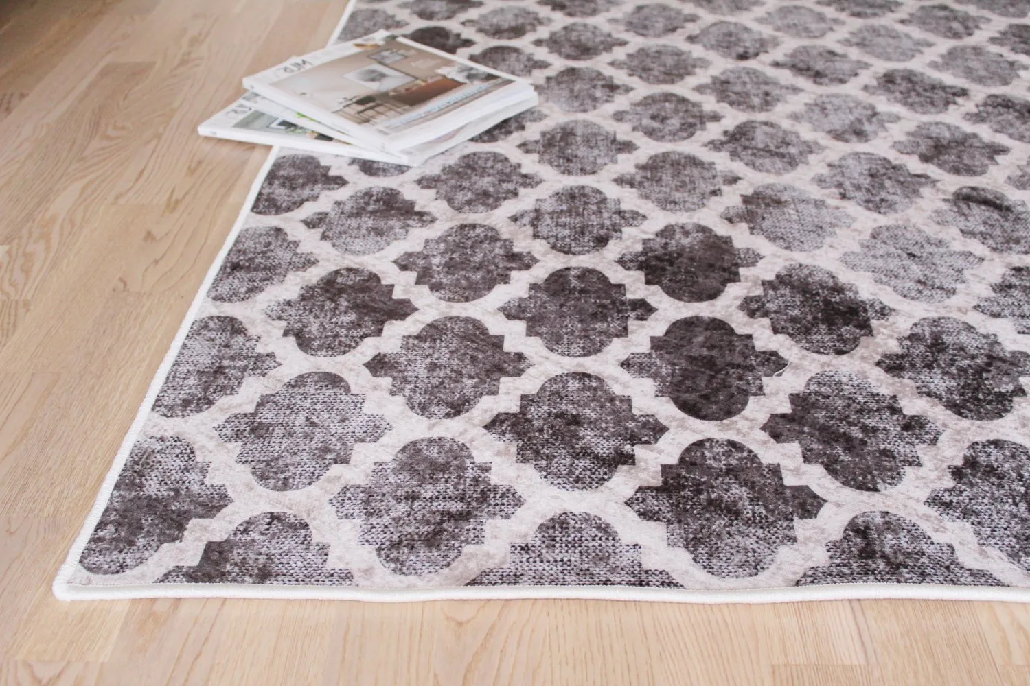 Kruhový koberec - Gabes (šedý)