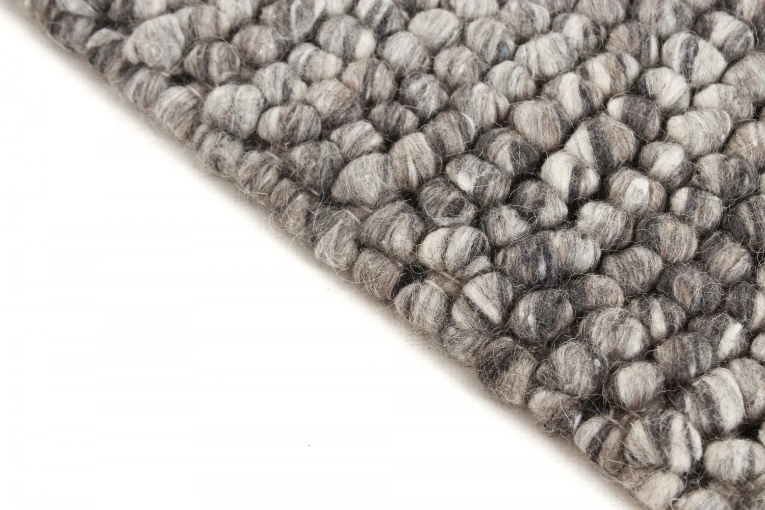 Kulatý koberec - Avafors Wool Bubble (šedý)