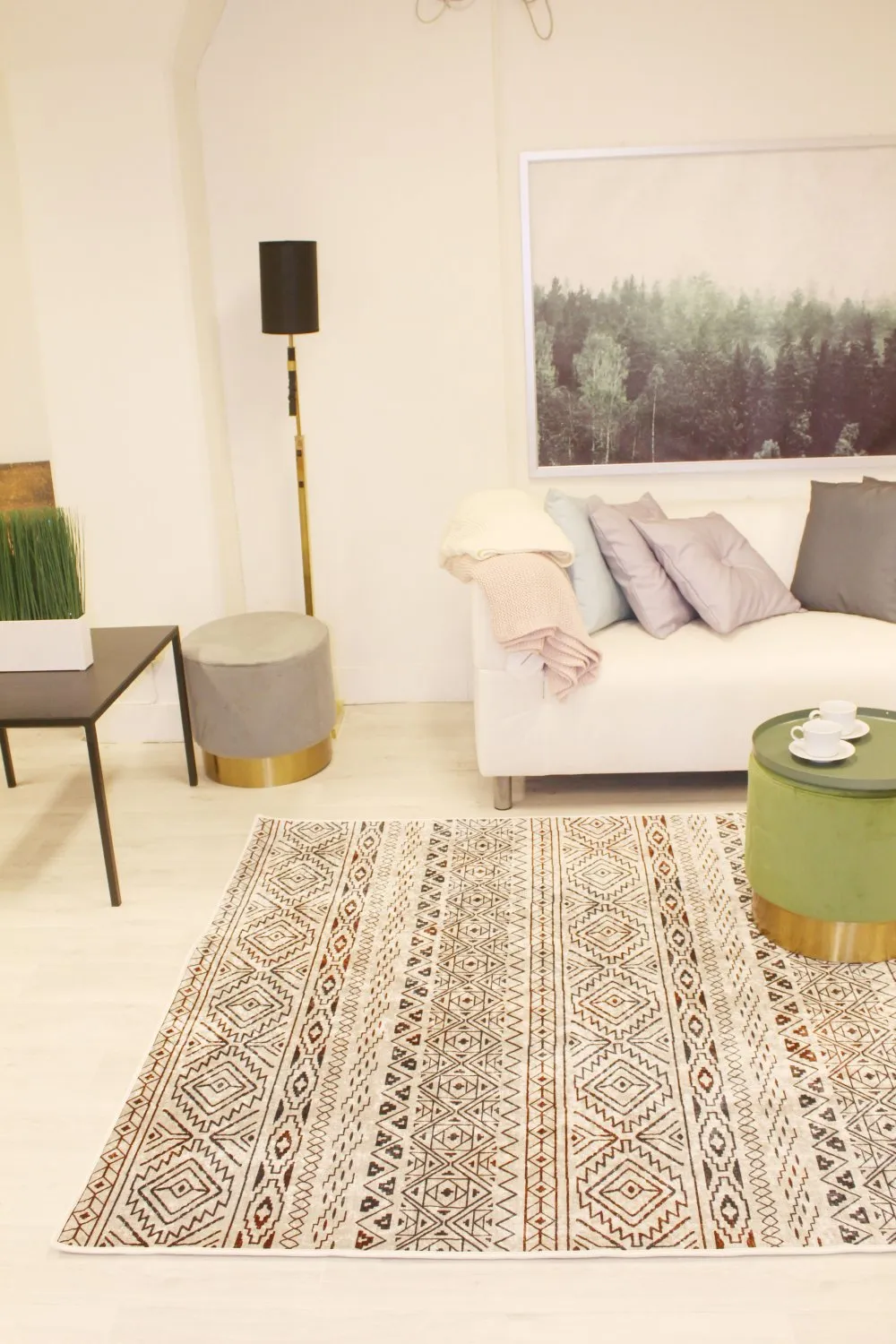 Kruhový koberec - Goulette (multicolor)