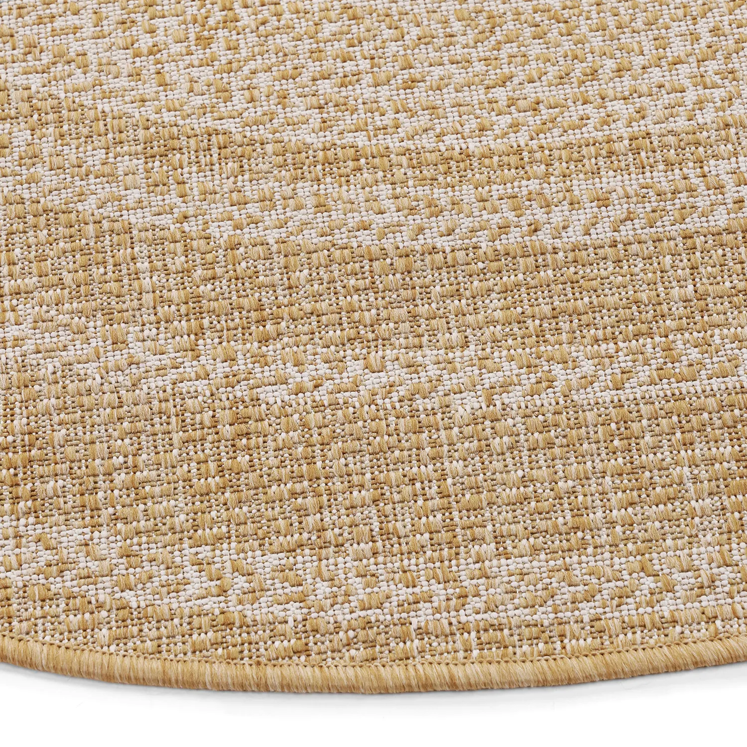 Rund matta - Indoor/Outdoor Angus (natur)