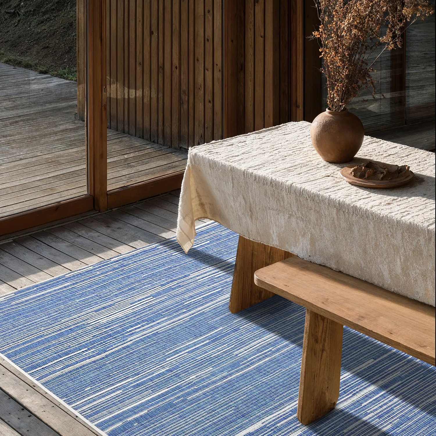Inomhus- utomhusmatta - Arcata (blå)