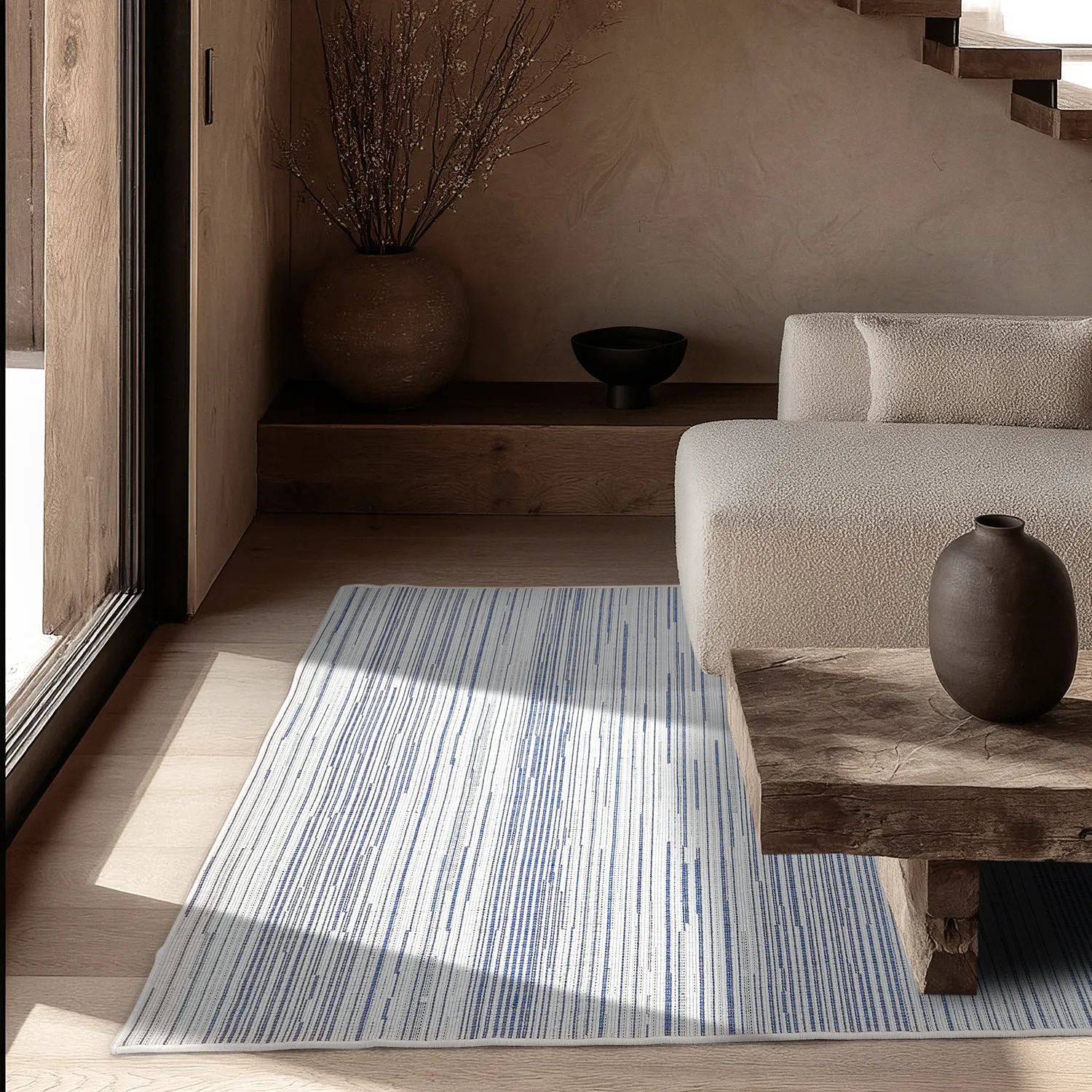 Inomhus- utomhusmatta - Arcata (blå)