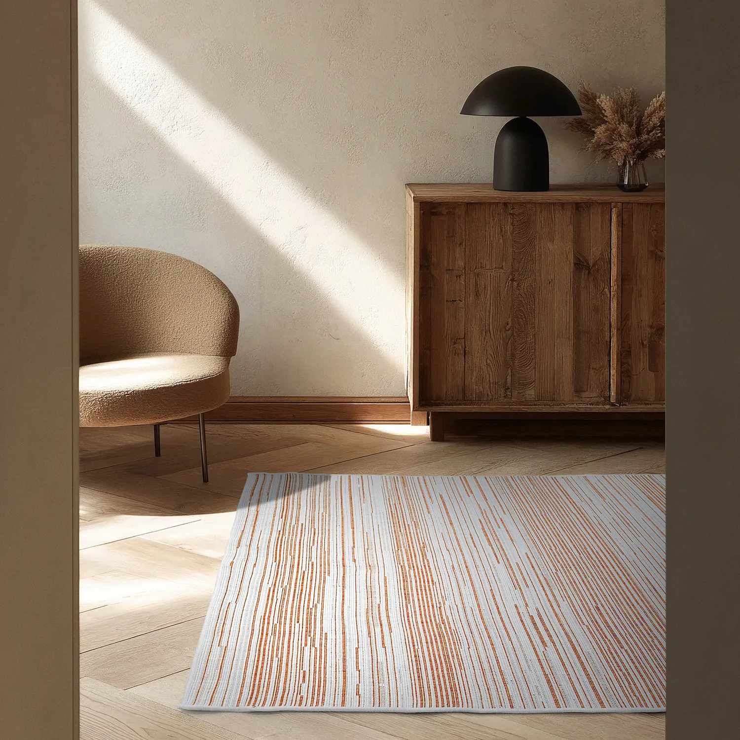 Inomhus- utomhusmatta - Arcata (röd)