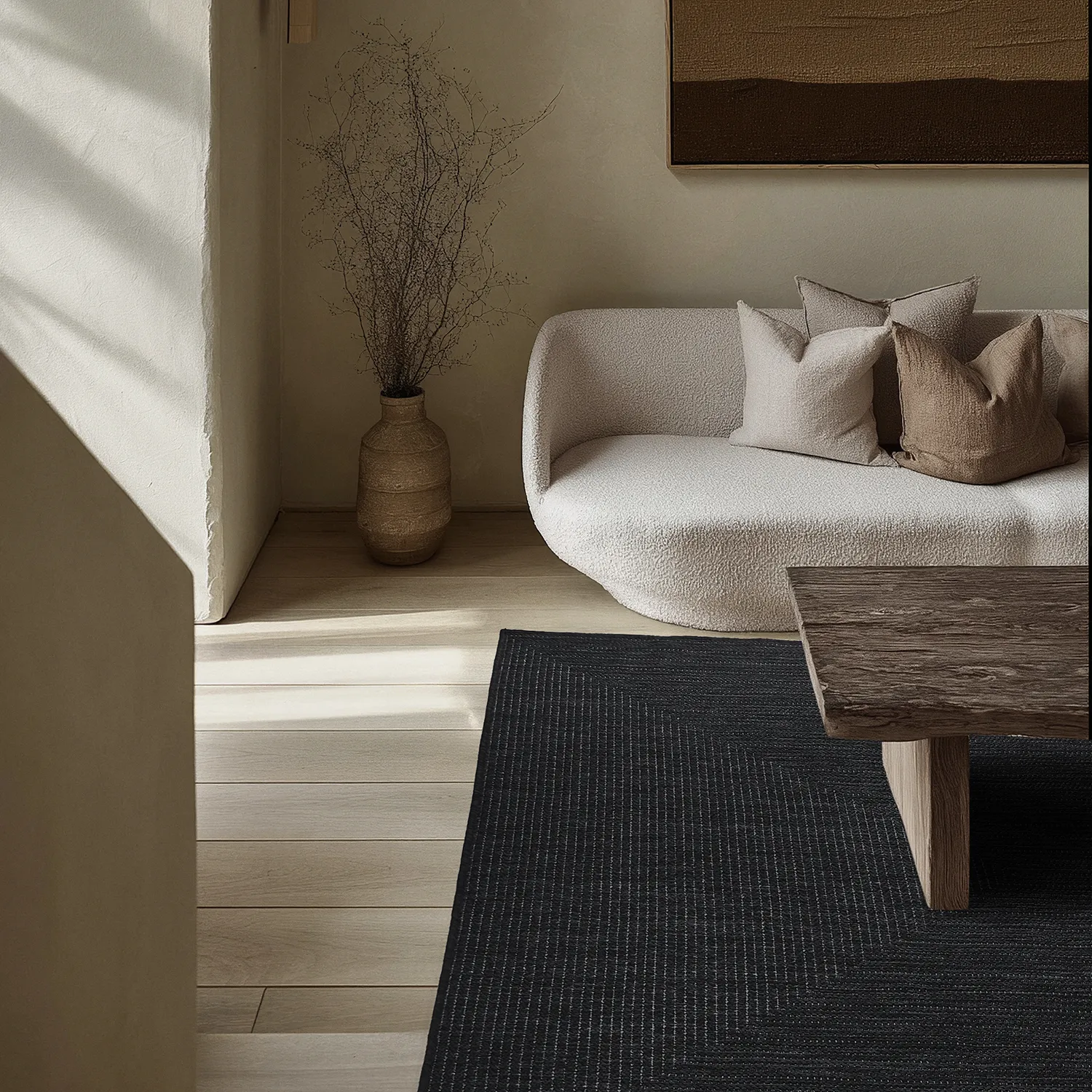 Inomhus- utomhusmatta - Arlo (svart)