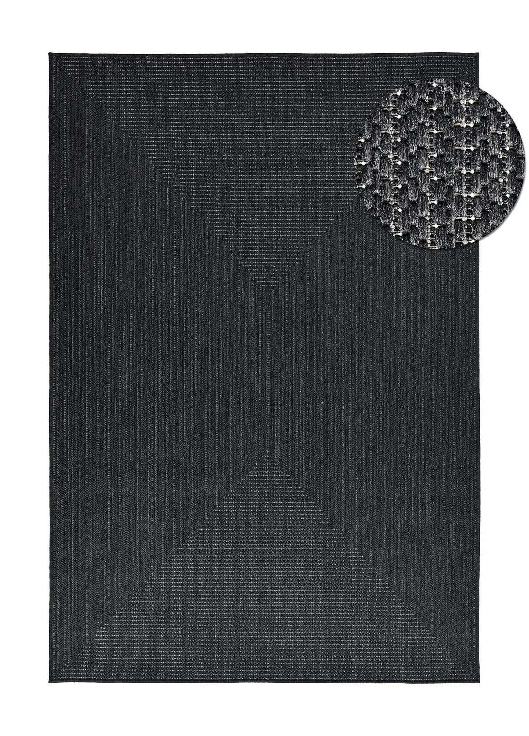 Inomhus- utomhusmatta - Arlo (svart)