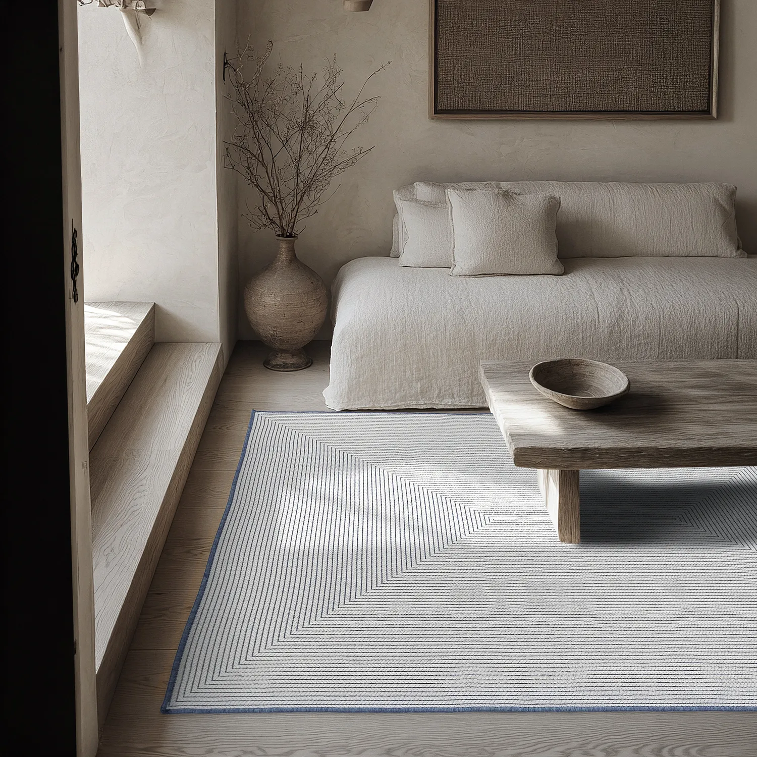 Inomhus- utomhusmatta - Arlo (blå)