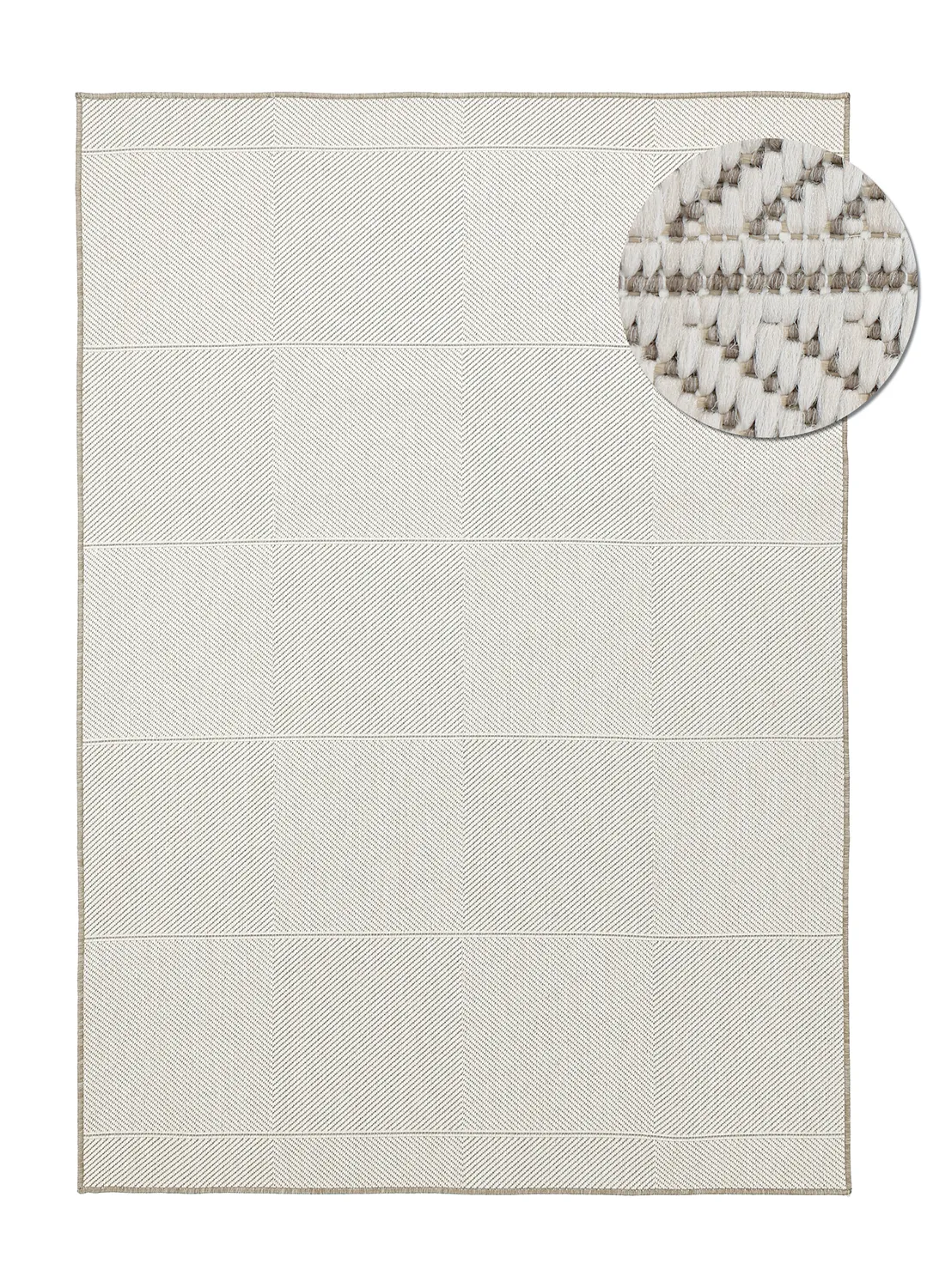 Inomhus- utomhusmatta - Ava (beige)