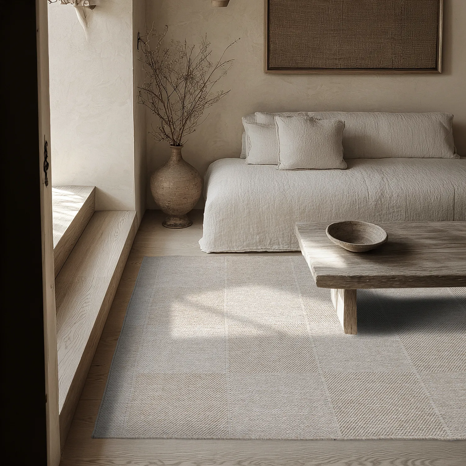 Inomhus- utomhusmatta - Ava (beige)