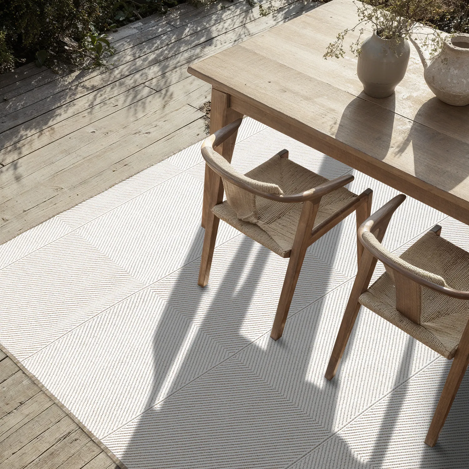 Inomhus- utomhusmatta - Ava (beige)