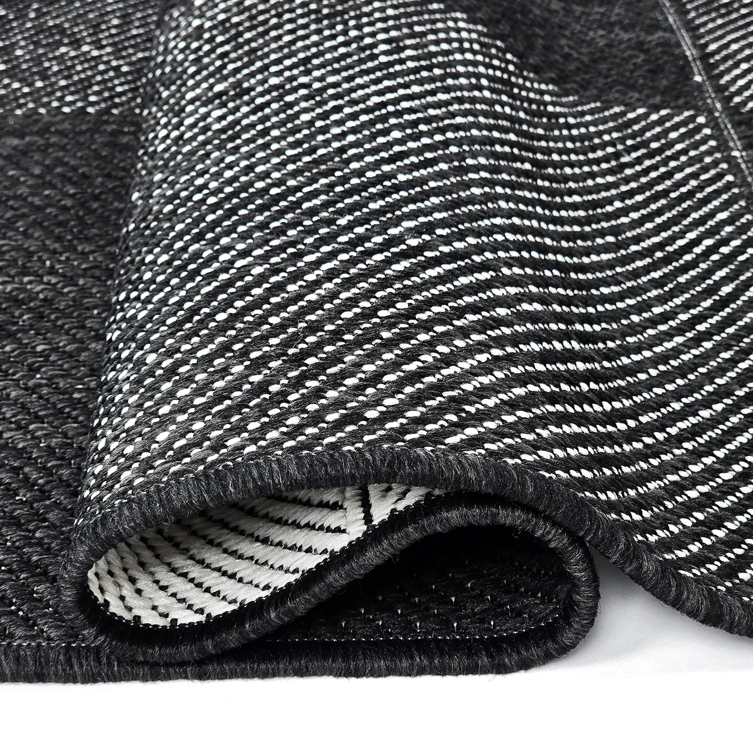 Inomhus- utomhusmatta - Ava (svart)