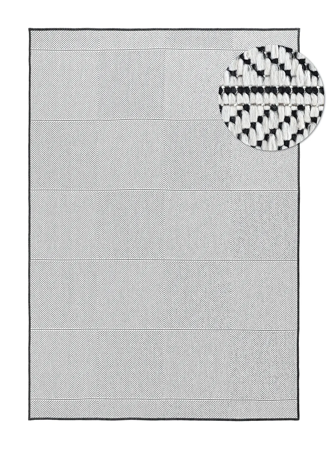 Inomhus- utomhusmatta - Ava (svart)