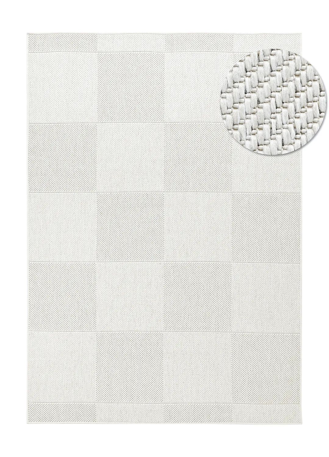 Inomhus- utomhusmatta - Ava (vit)