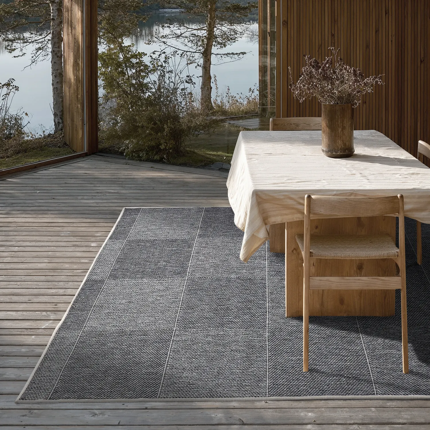 Inomhus- utomhusmatta - Ava (vit)