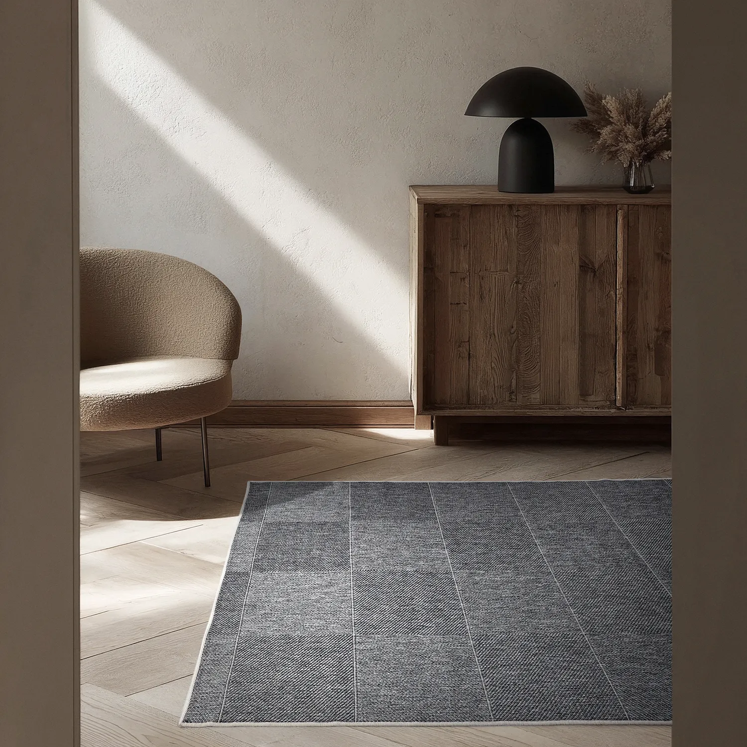 Inomhus- utomhusmatta - Ava (vit)