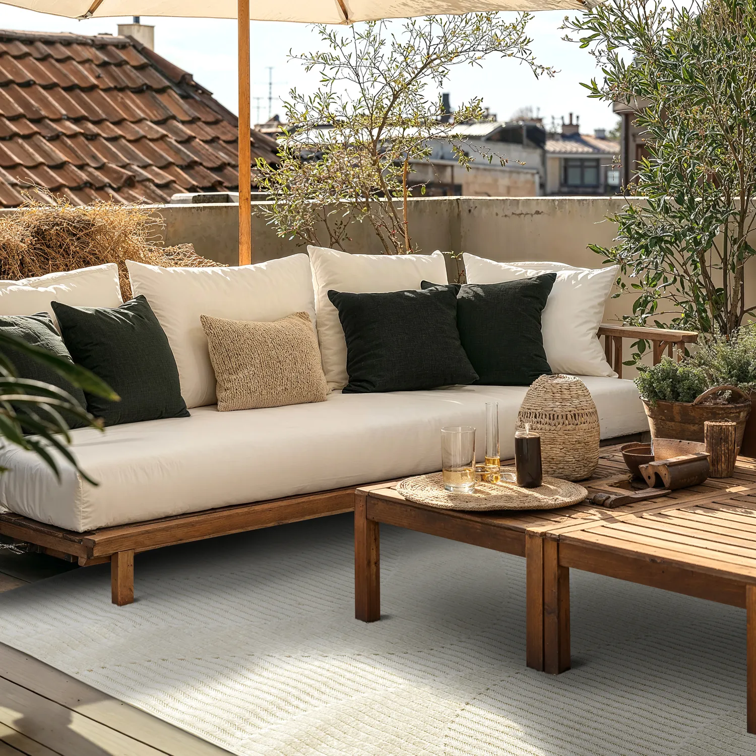 Shaggy Indoor/Outdoor - Halifax (krémový)