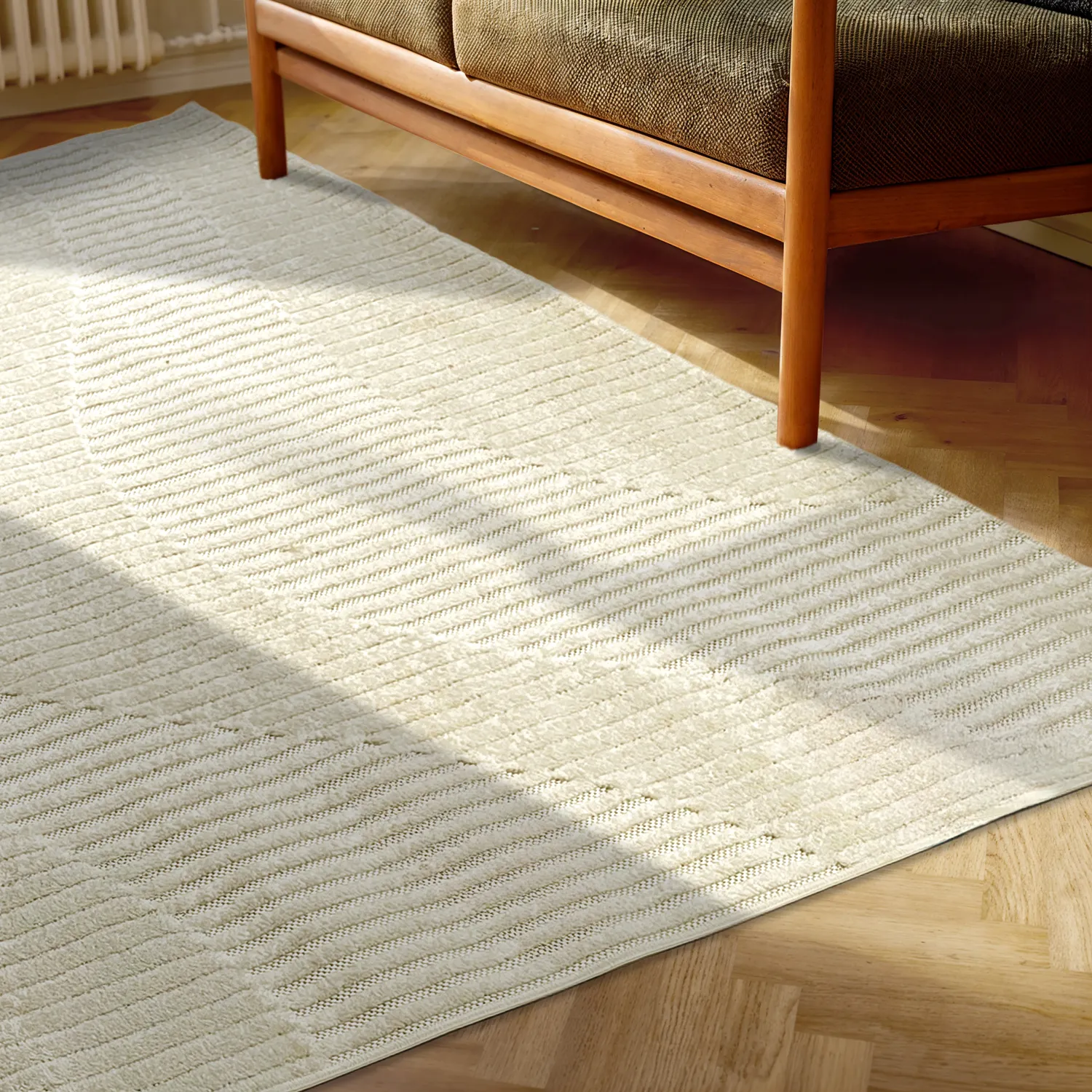 Shaggy Indoor/Outdoor - Halifax (krémový)