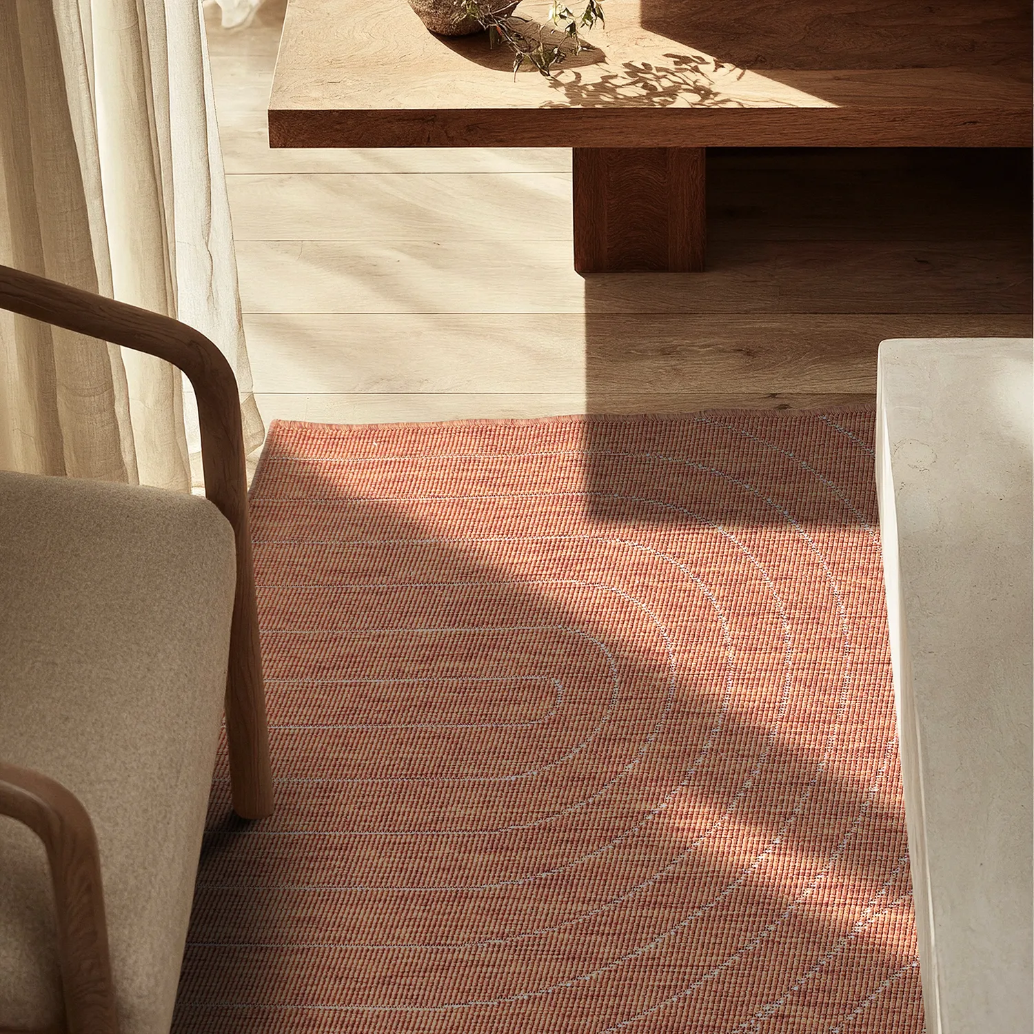 Inomhus- utomhusmatta - Hayden (röd)