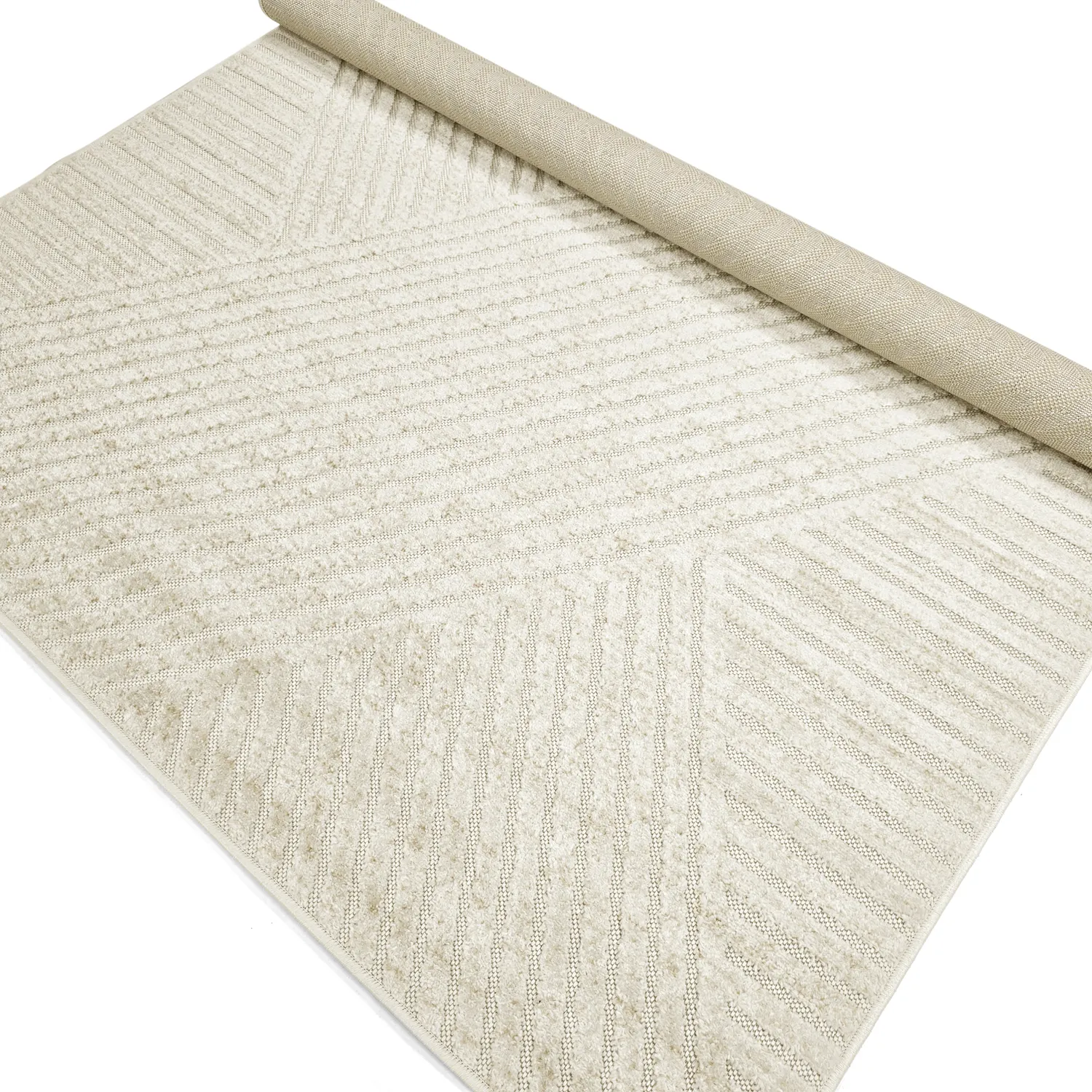 Shaggy Indoor/Outdoor - Ithaca (krémový)