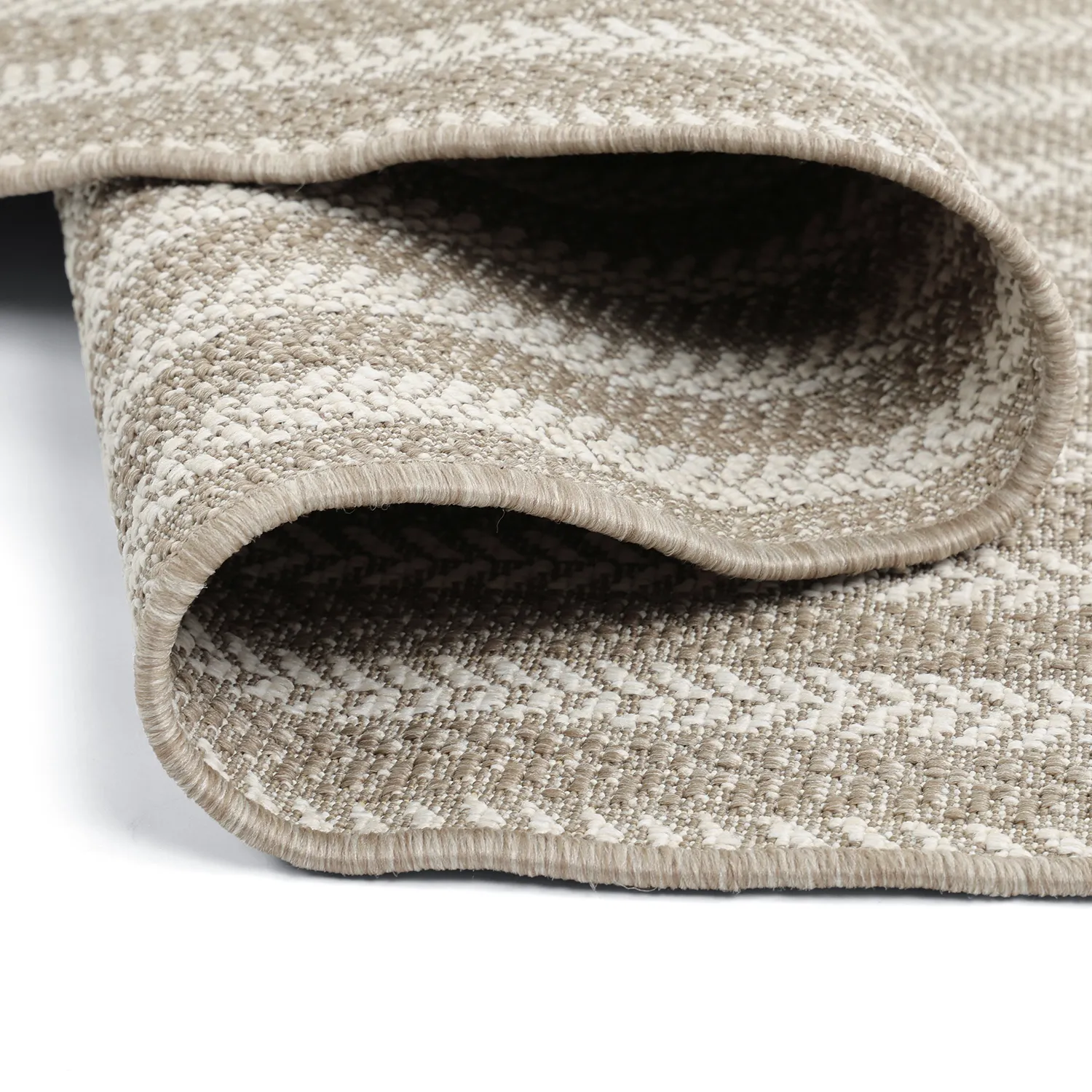 Oval matta - Indoor/outdoor Leander (beige)