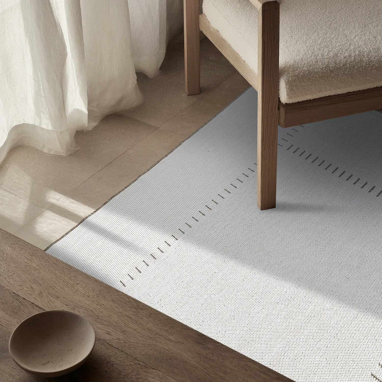 Inomhus- utomhusmatta - Rhea (beige)