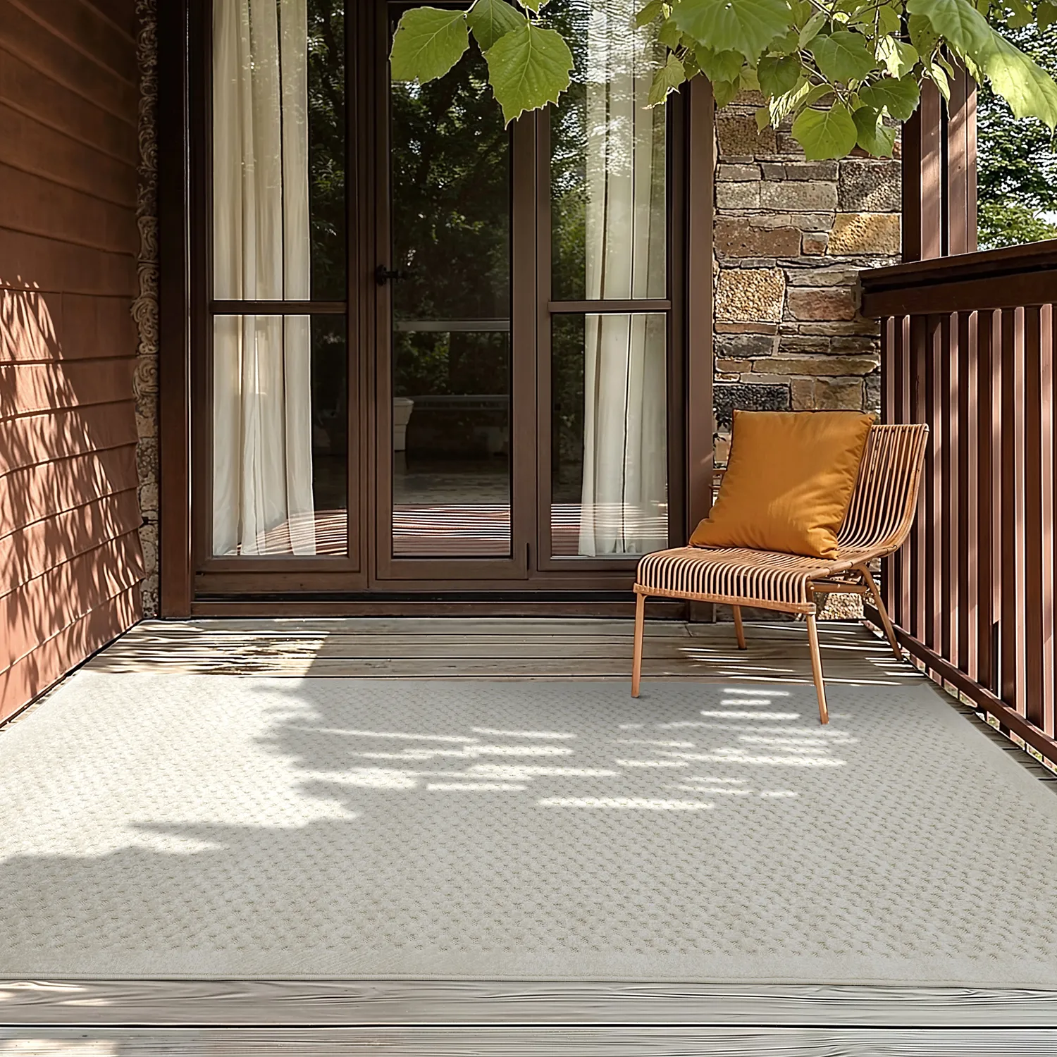 Shaggy Indoor/Outdoor - Rochester (béžová)