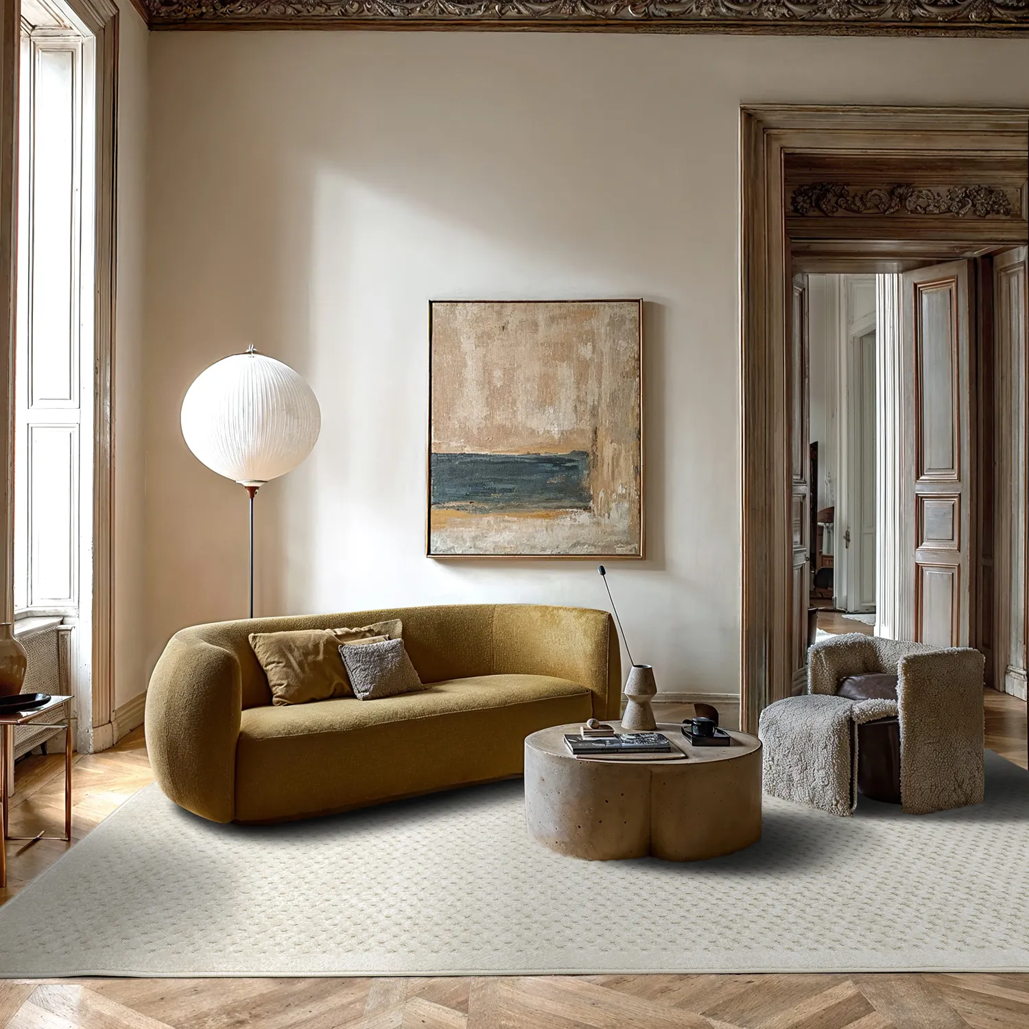 Shaggy Indoor/Outdoor - Rochester (béžová)