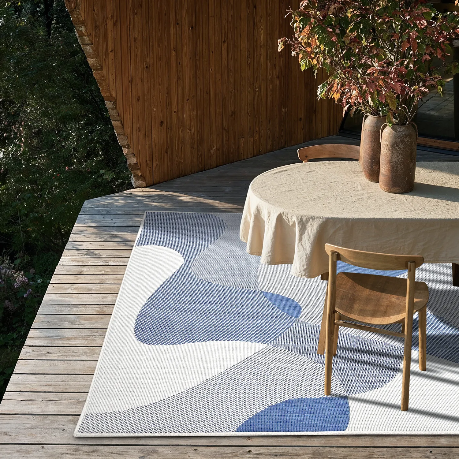 Inomhus- utomhusmatta - Somerville (blå)