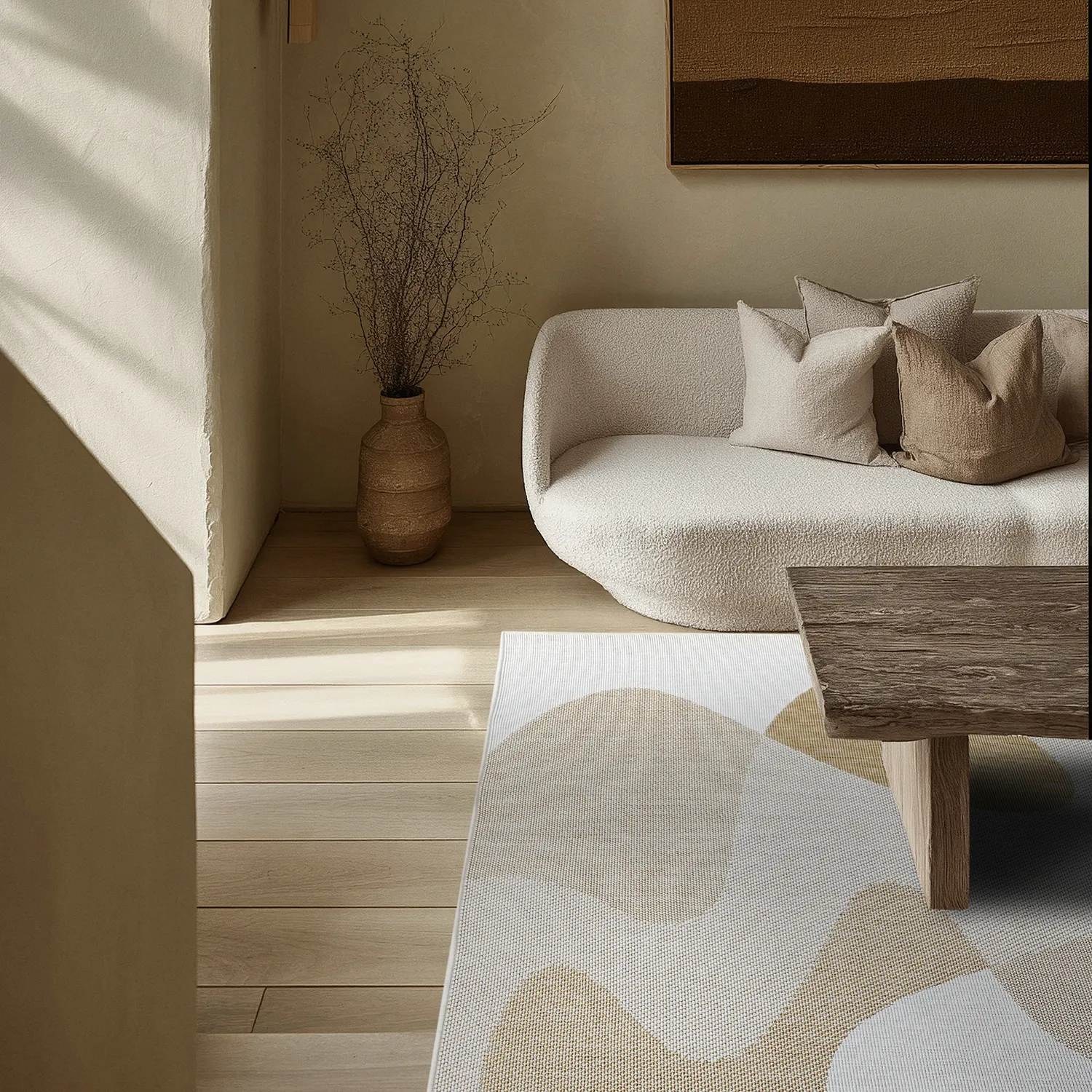 Inomhus- utomhusmatta - Somerville (gul)