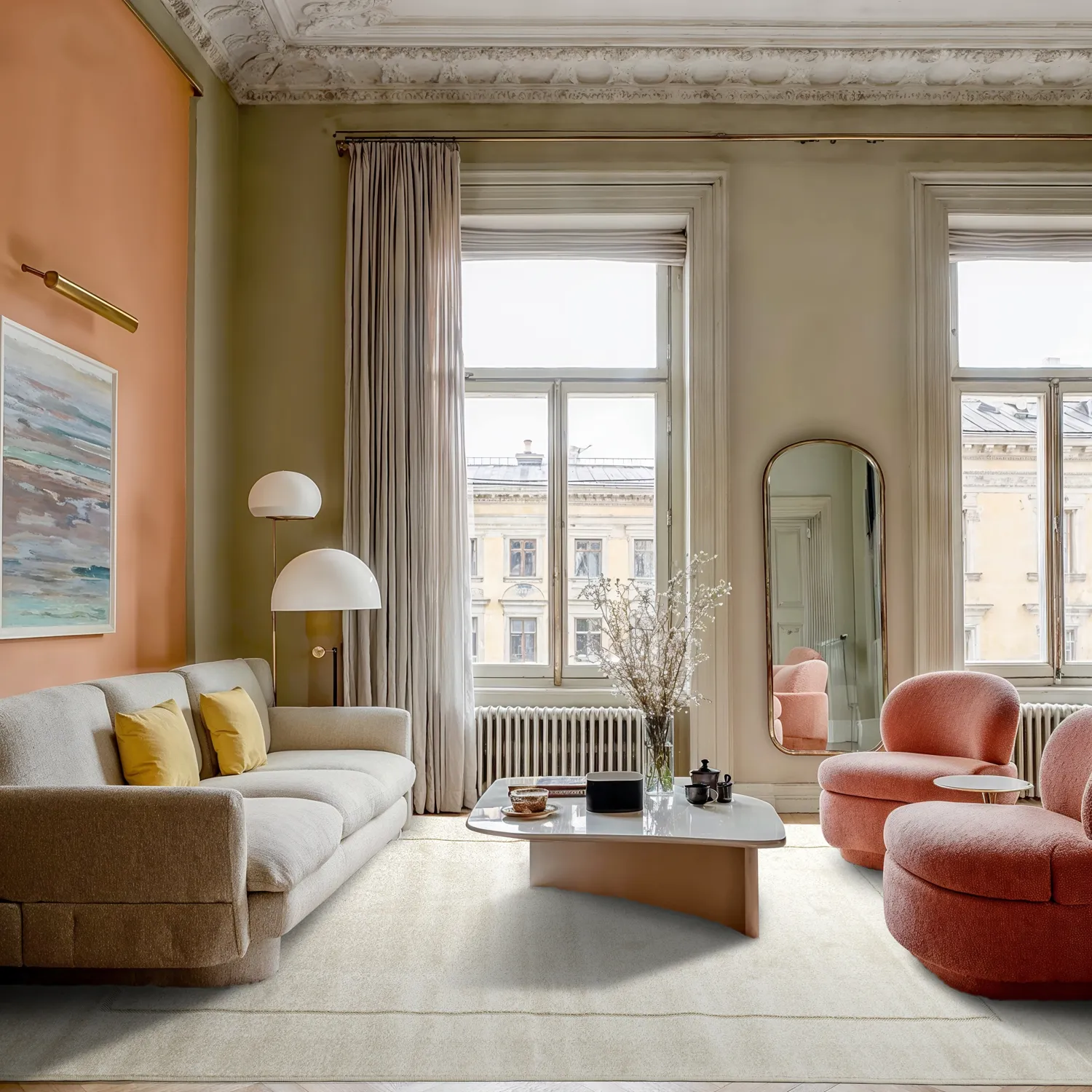 Shaggy Indoor/Outdoor - Syracuse (krémový)