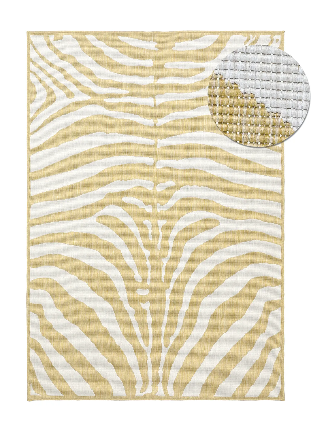 Inomhus- utomhusmatta - Winona (gul)