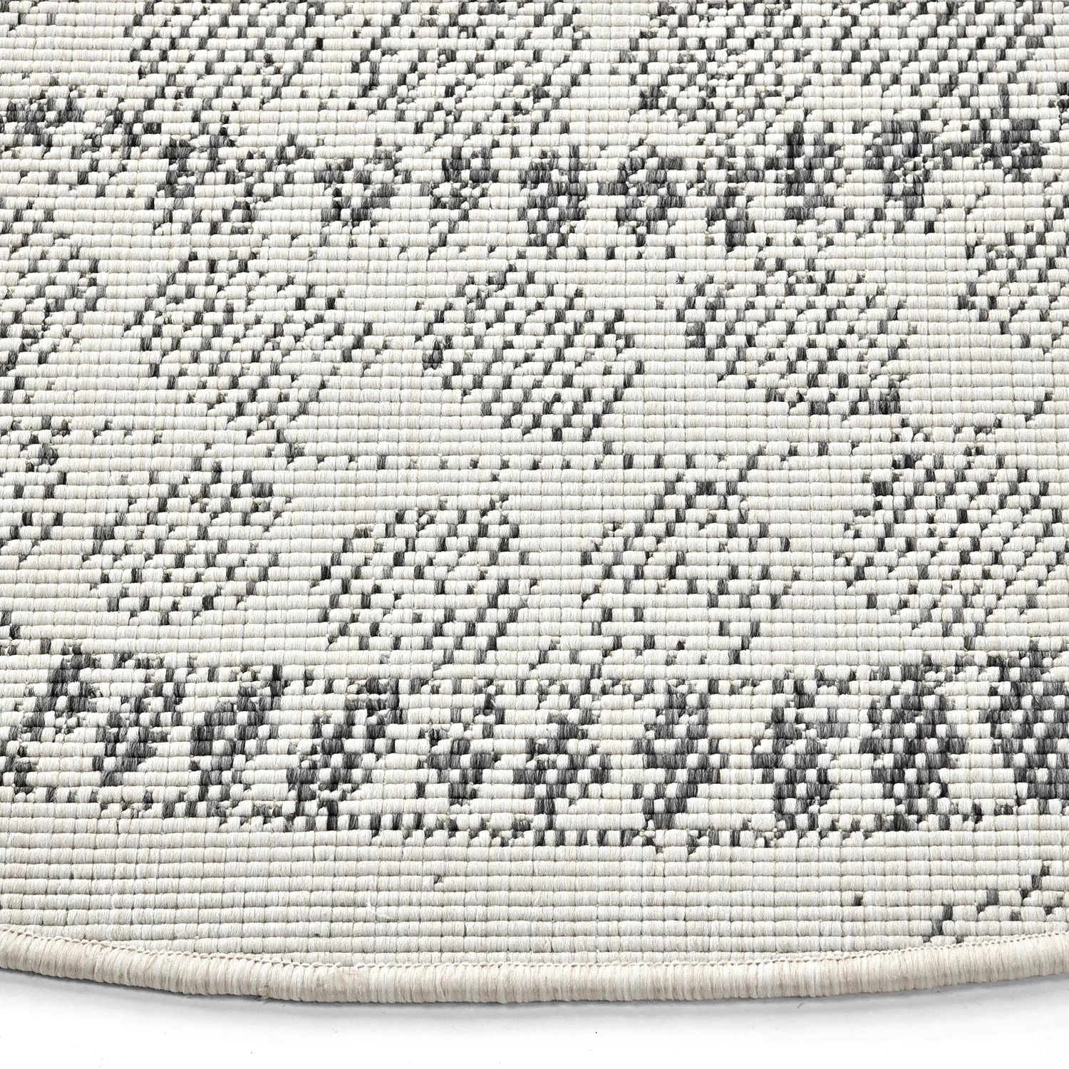 Kruhový koberec - Indoor/Outdoor Malcolm (šedý)