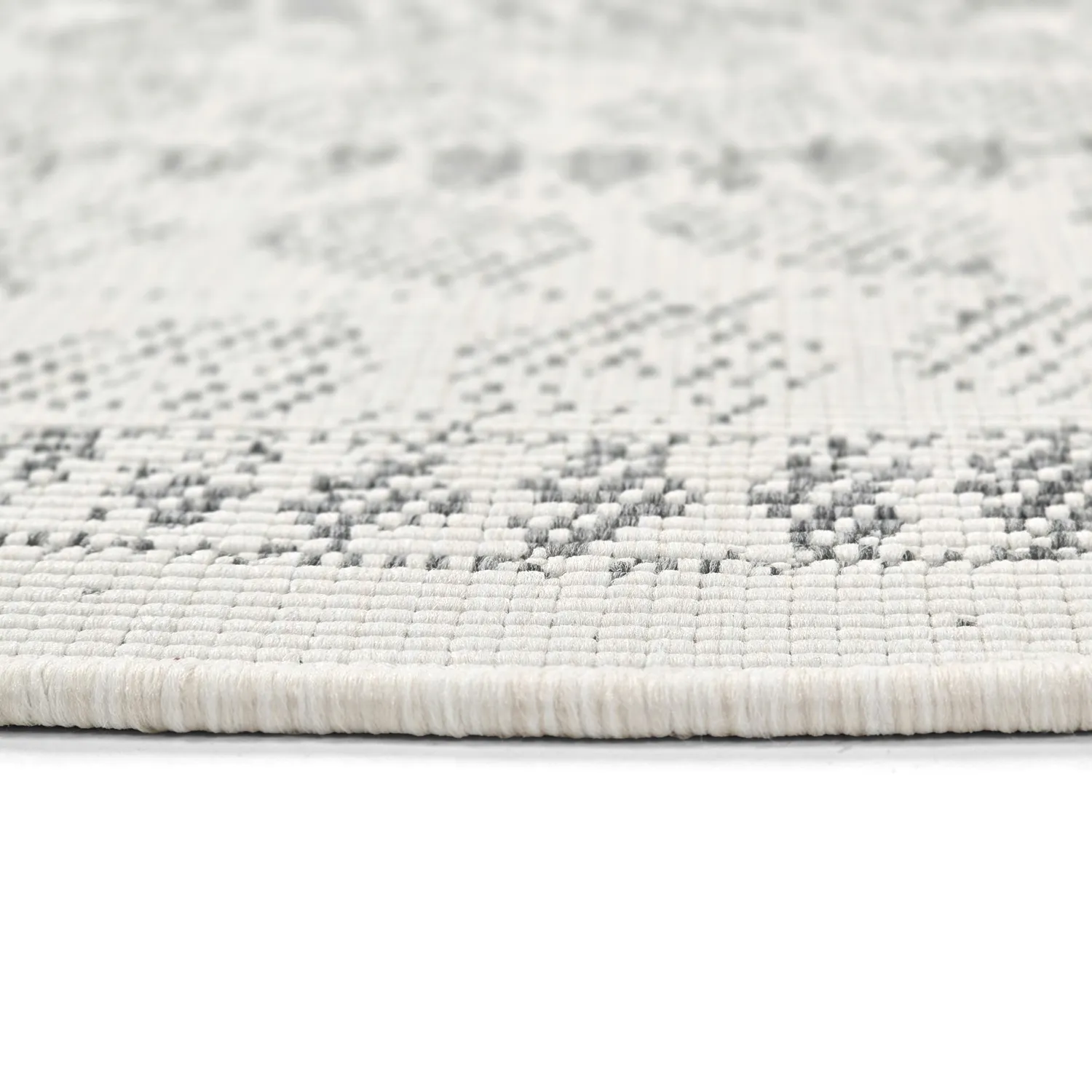 Kruhový koberec - Indoor/Outdoor Malcolm (šedý)