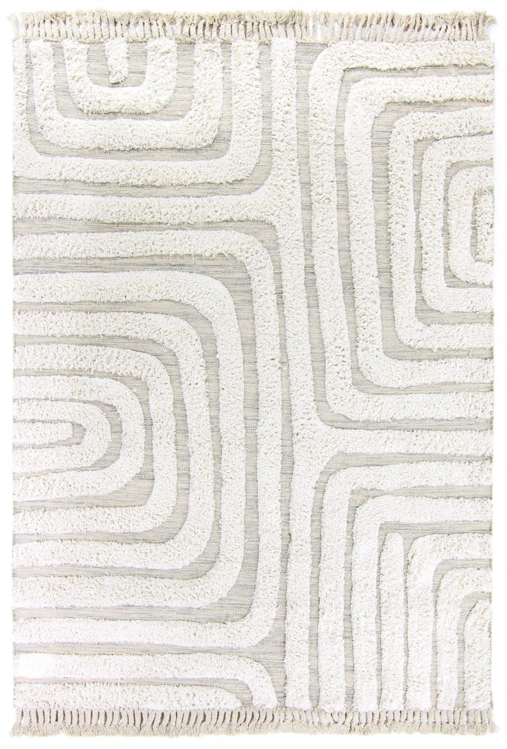 Bavlnený koberec - Inez (béžový)