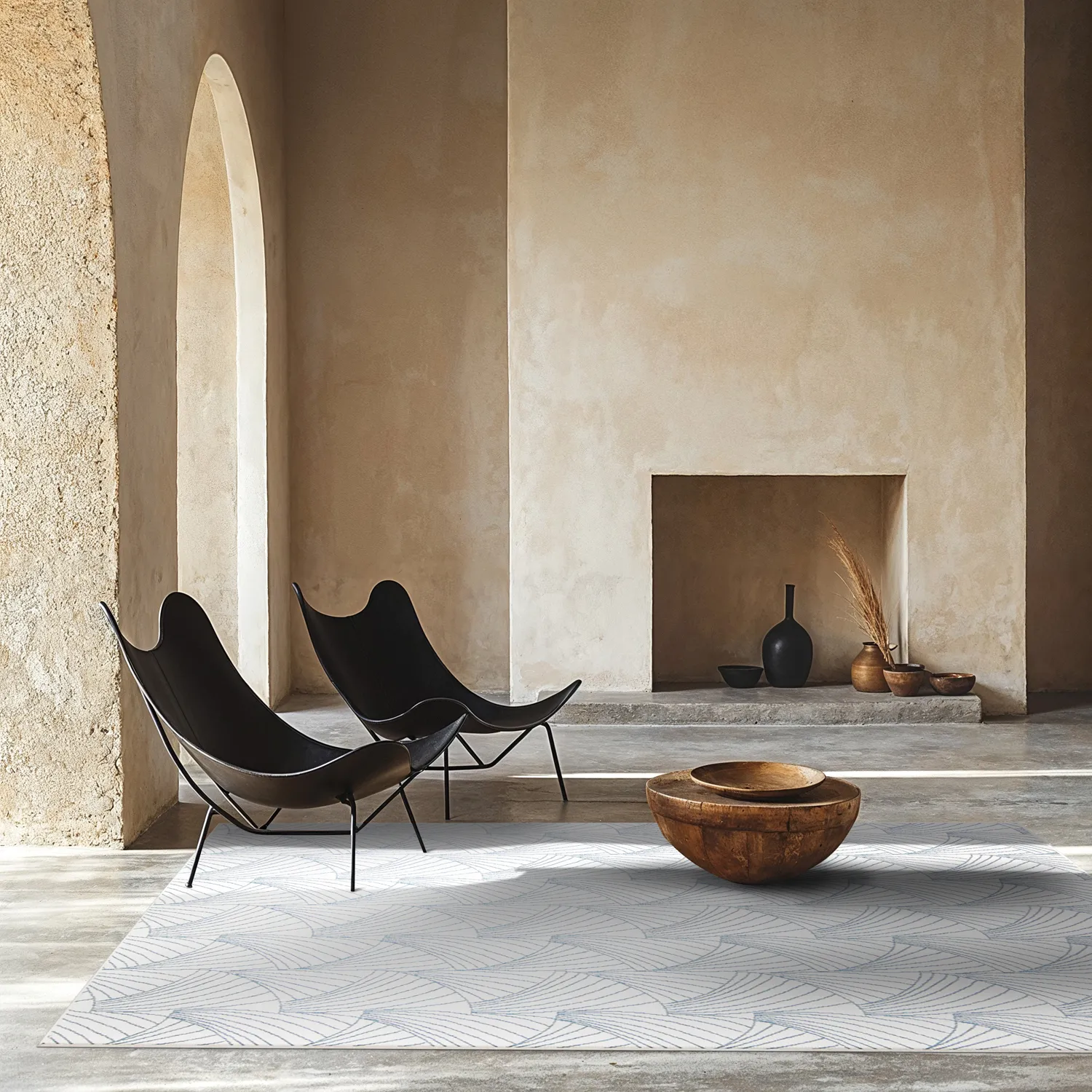 Koberec na interiér a exteriér - Beau (modrý)