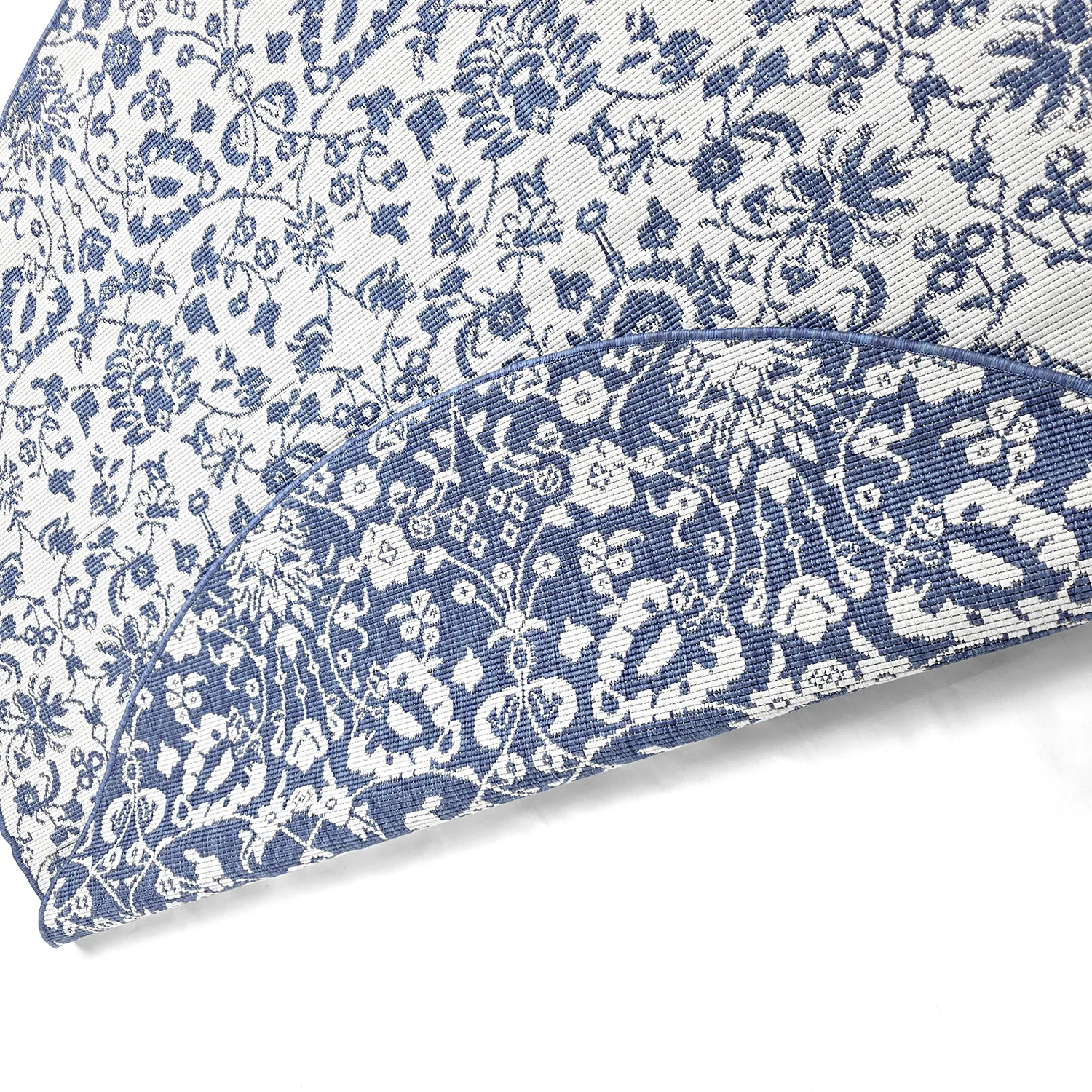 Okrúhly koberec - Brussels Ocean (modrá)