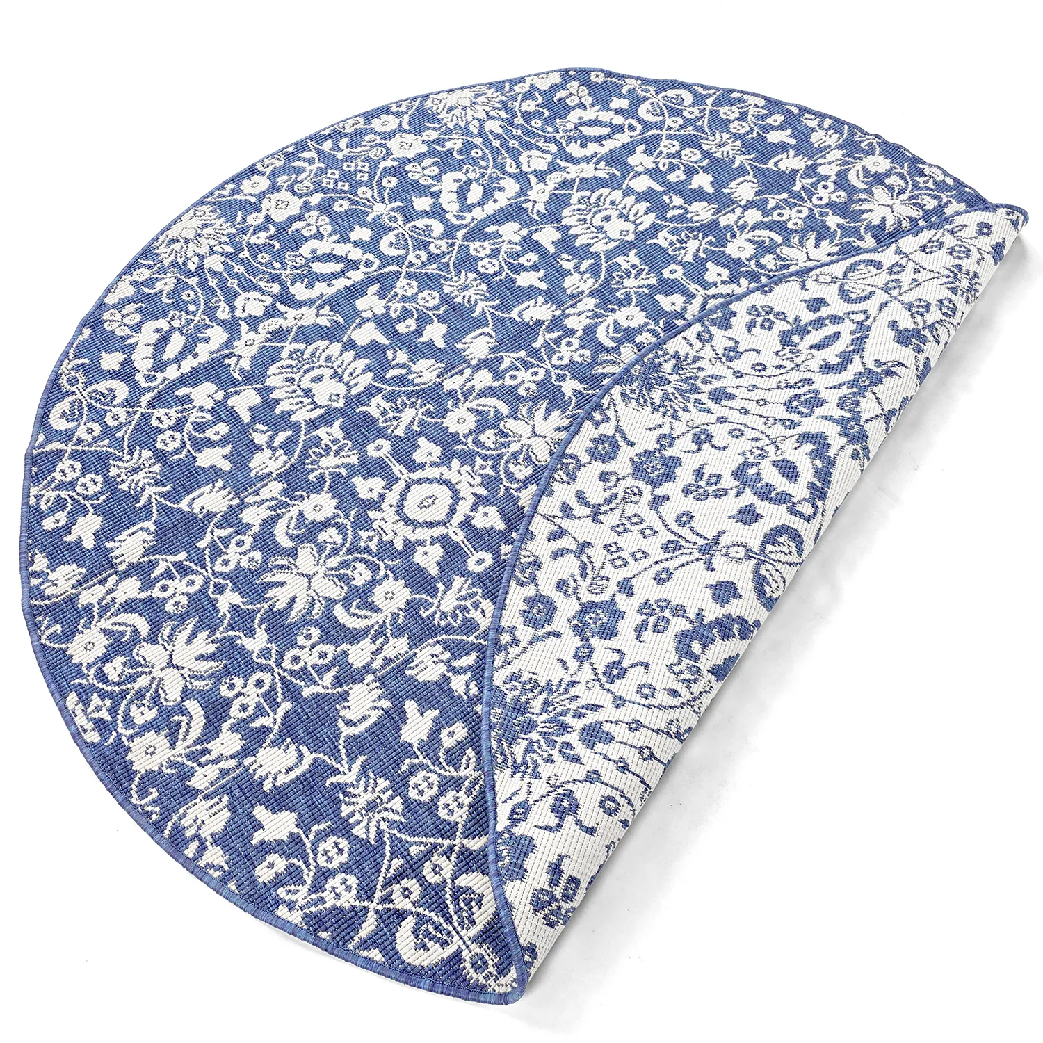 Okrúhly koberec - Brussels Ocean (modrá)