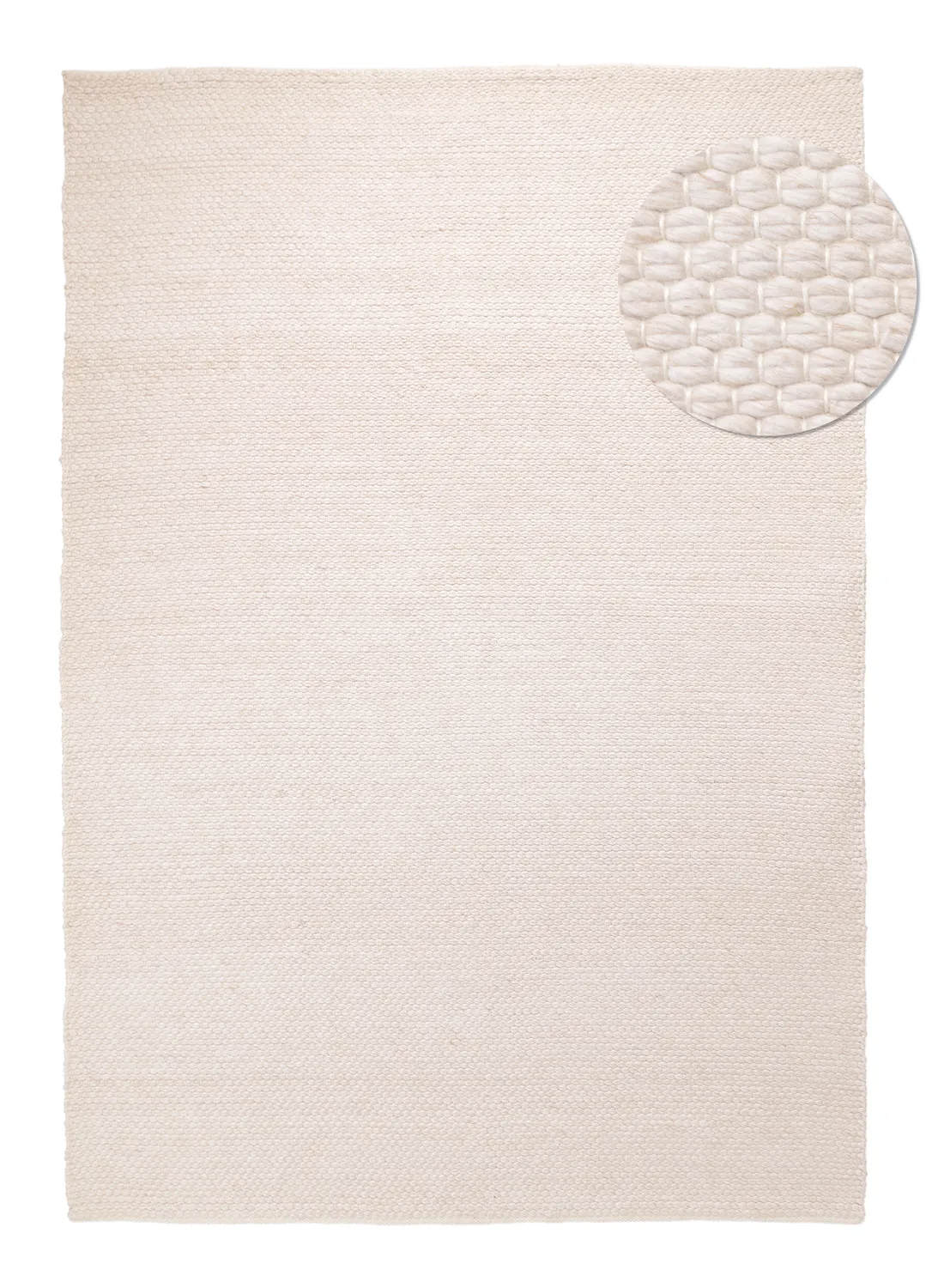 Koberec na vnútorné a vonkajšie použitie - Arco Wool Look (krém)