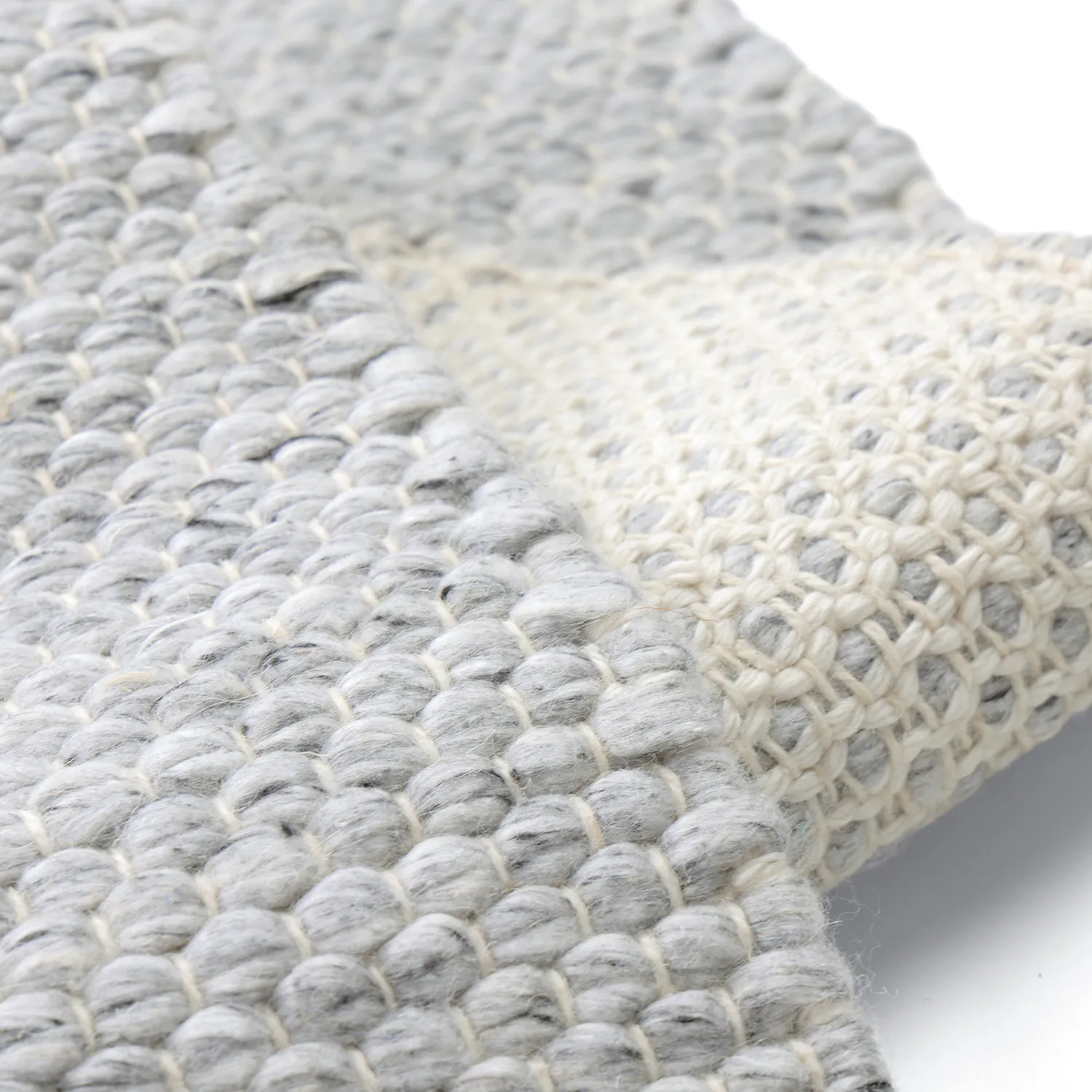 Koberec na vnútorné a vonkajšie použitie - Arco Wool Look (sivá/béžová)