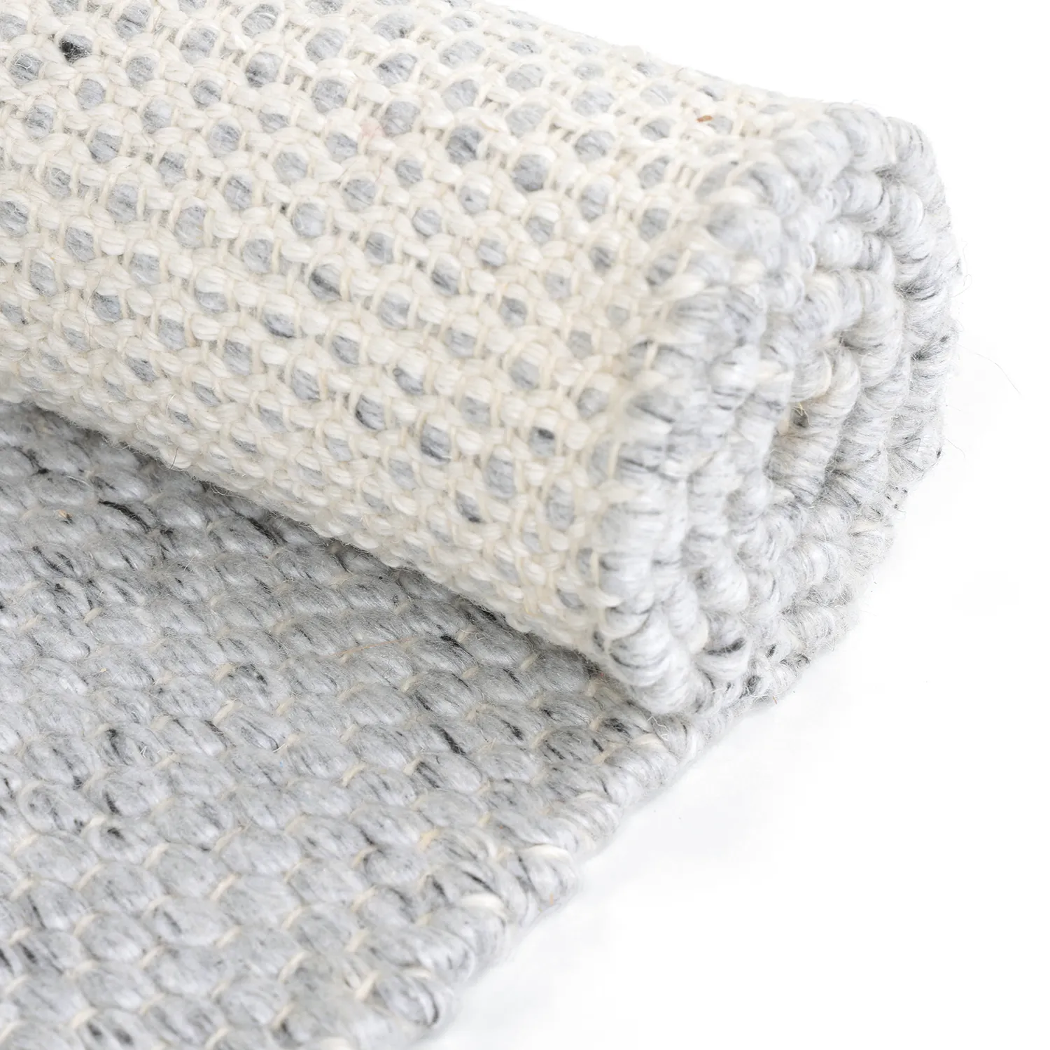Koberec na vnútorné a vonkajšie použitie - Arco Wool Look (sivá/béžová)