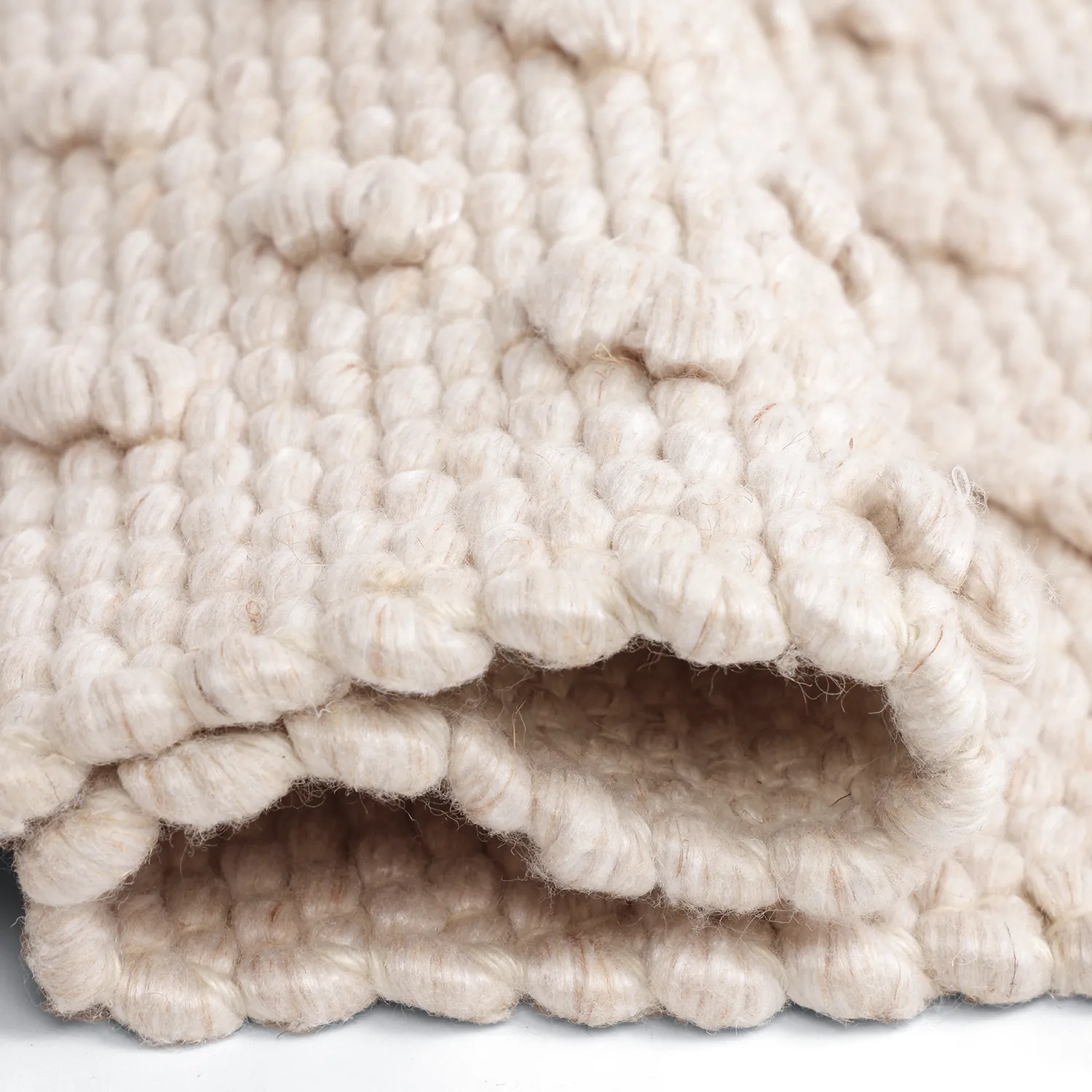 Koberec na vnútorné a vonkajšie použitie - Todi Wool Look (krém)