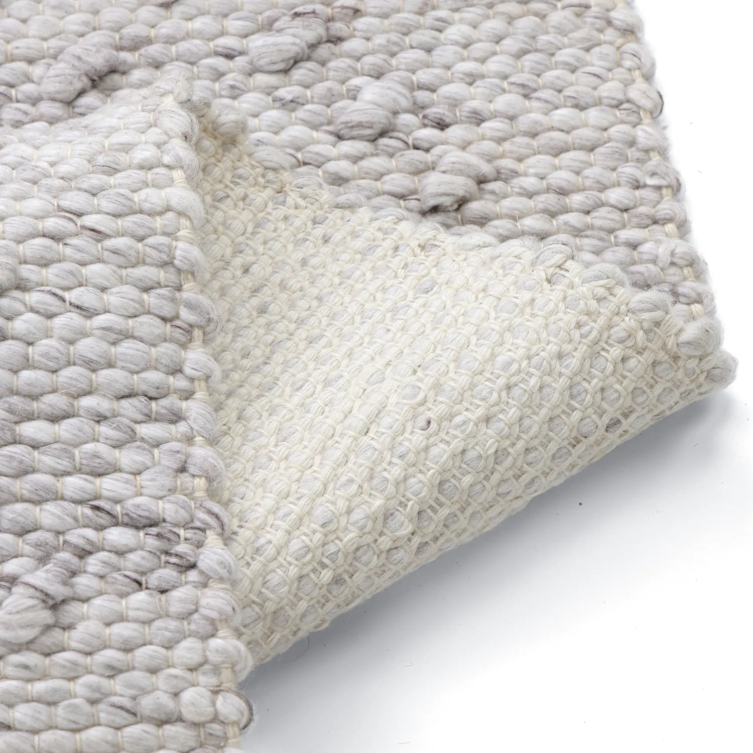 Koberec na vnútorné a vonkajšie použitie - Todi Wool Look (sivá/béžová)