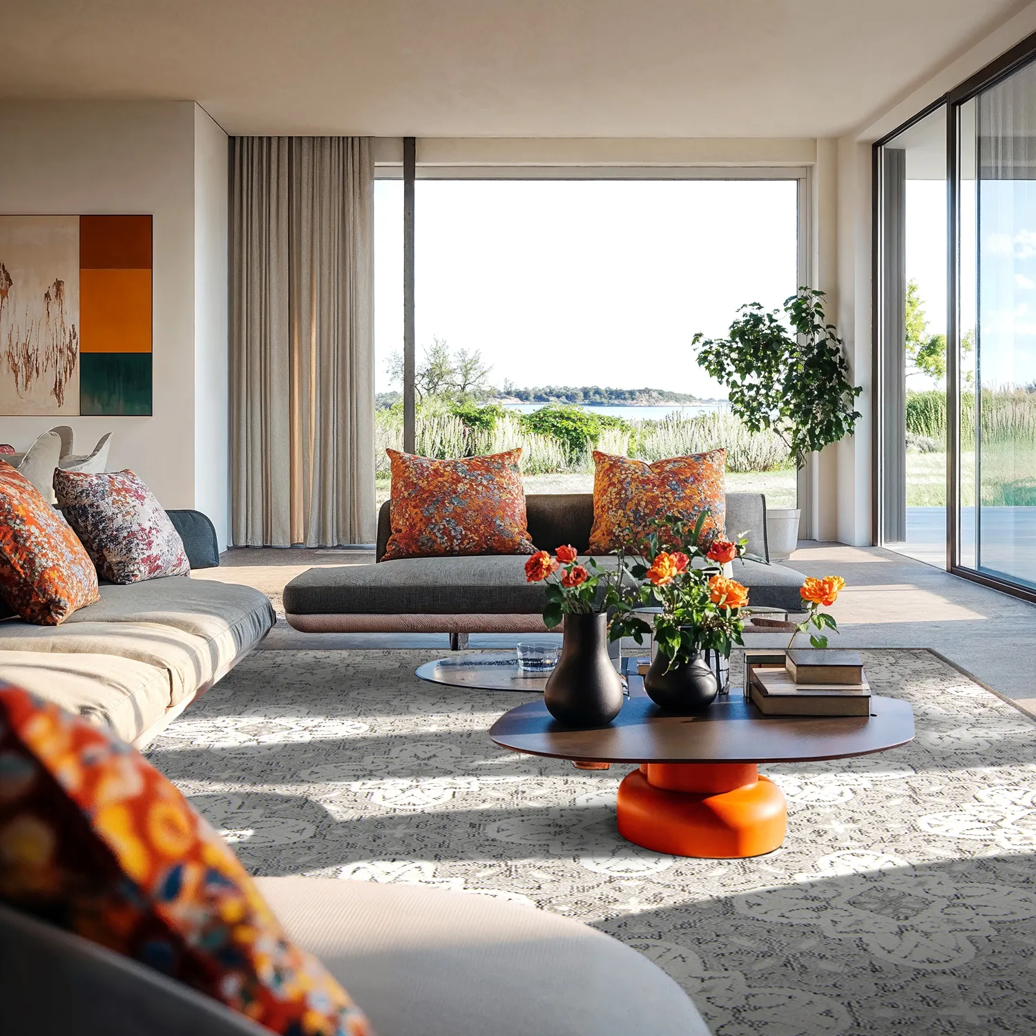 Shaggy Indoor-Outdoor - Hampton (šedý)