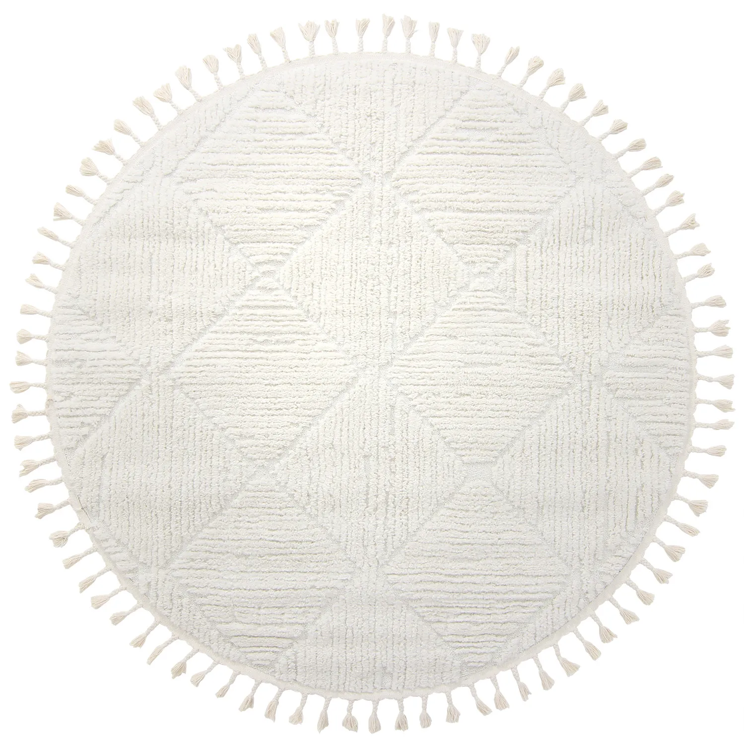 Kruhový koberec - Dallas (offwhite)