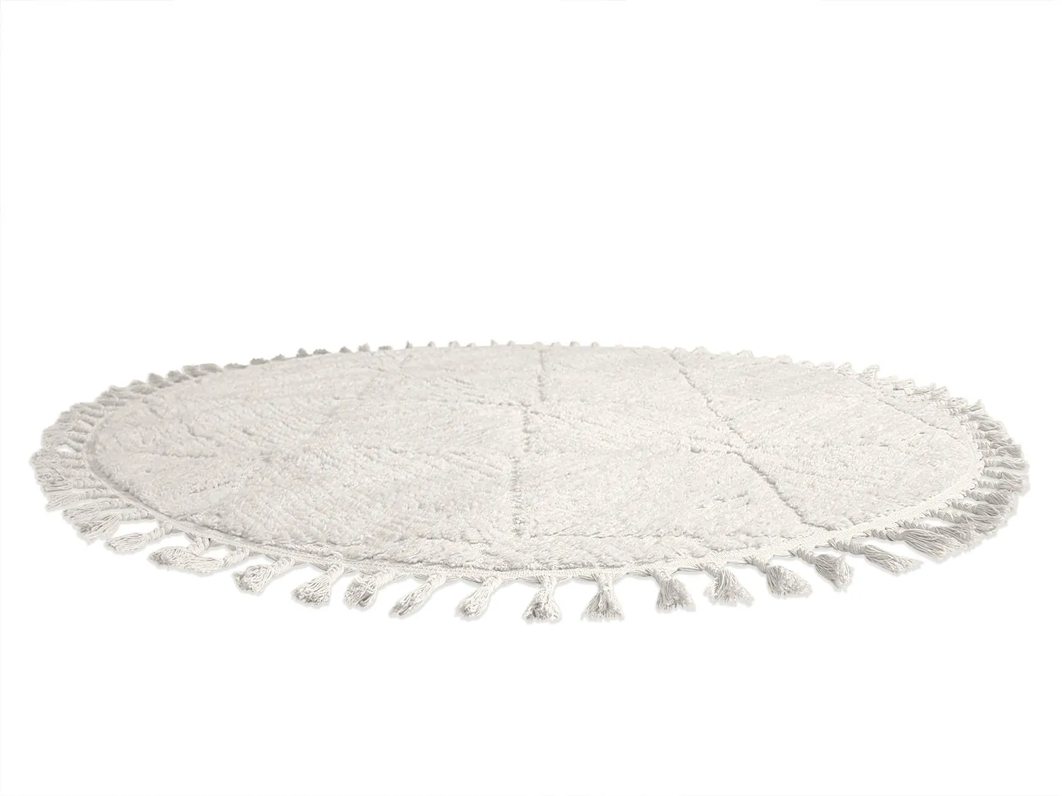 Kruhový koberec - Dallas (offwhite)