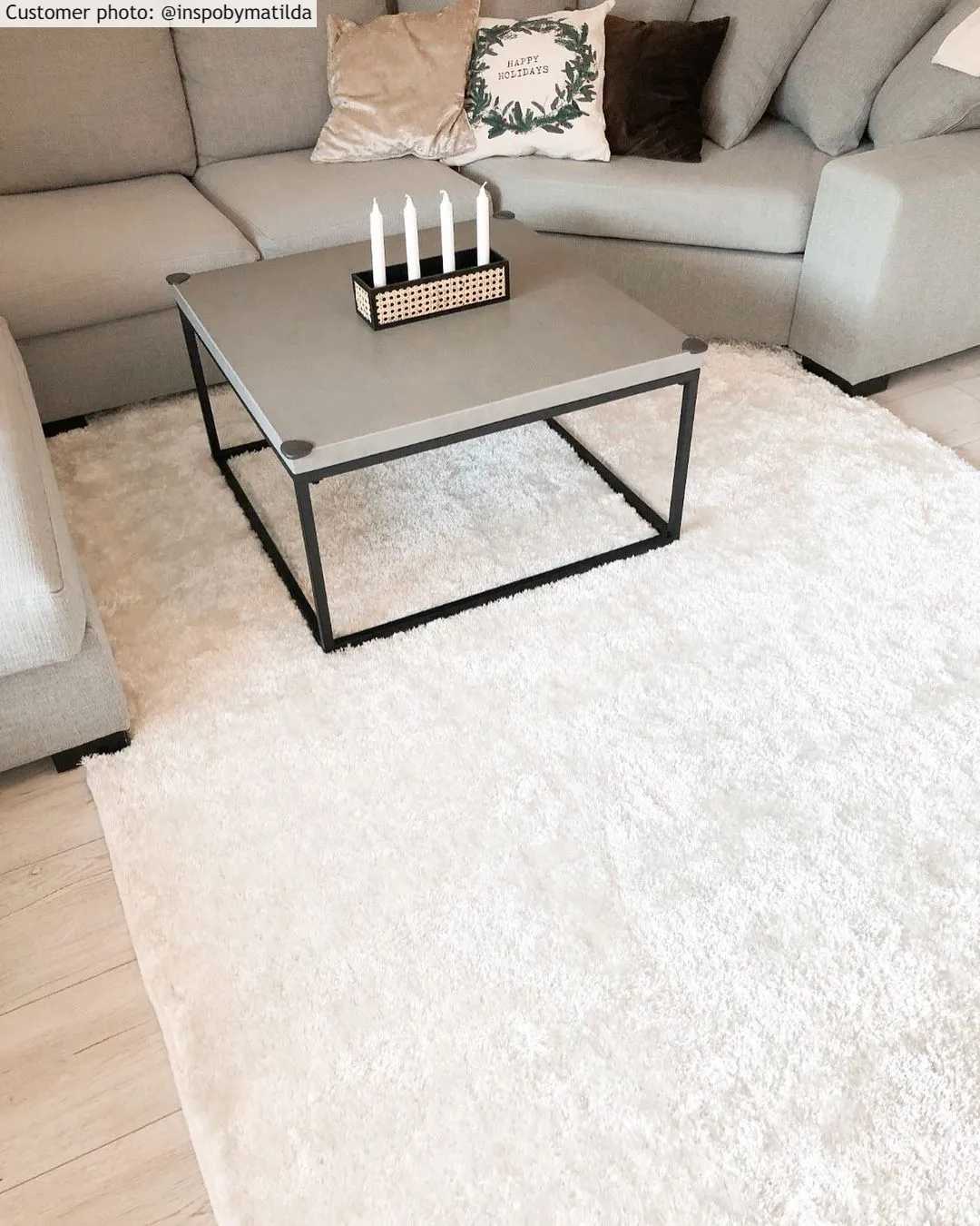 Koberce s chlpatým povrchom - Cosy (biela)