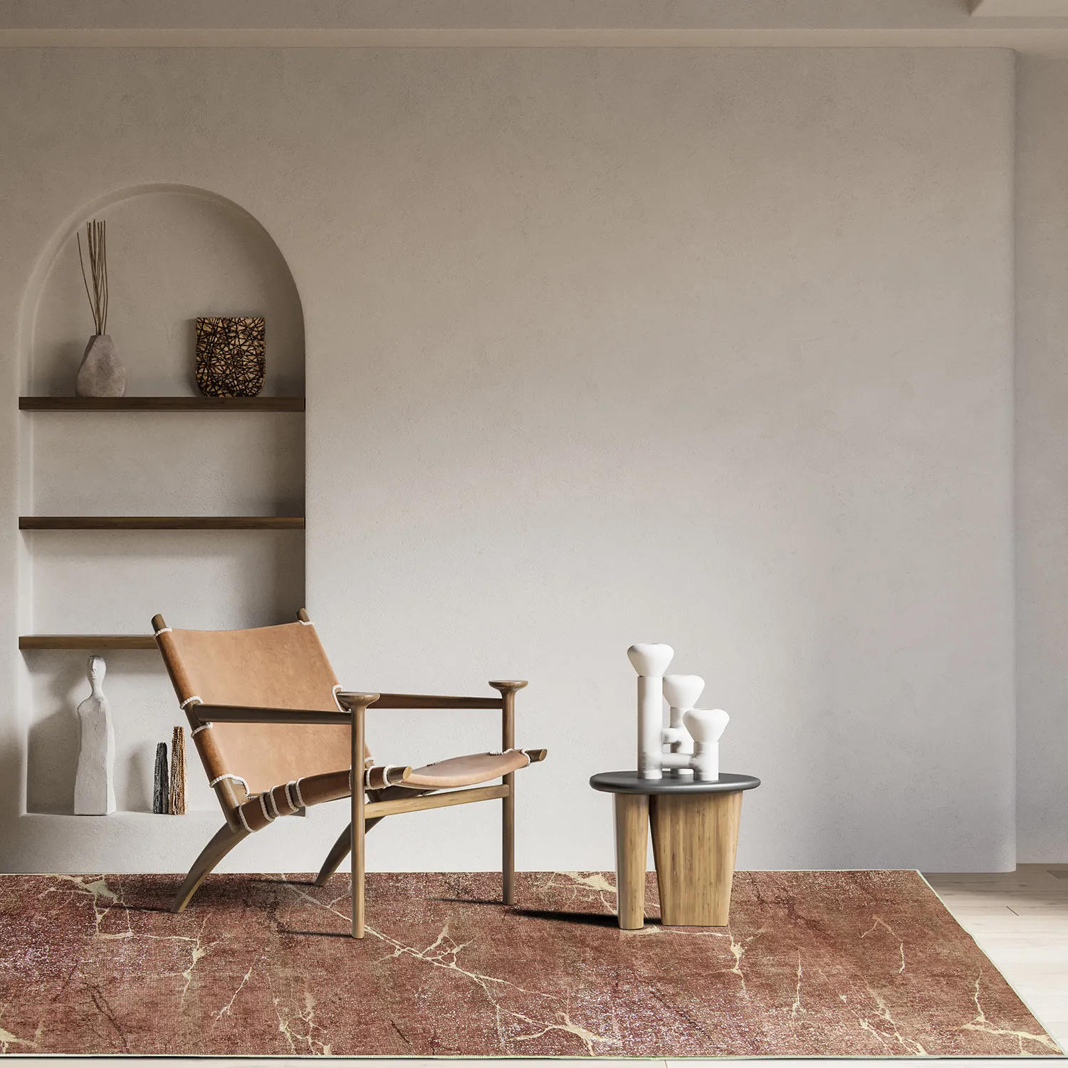 Koberec Wilton - Nara (hnedá/zlatá)