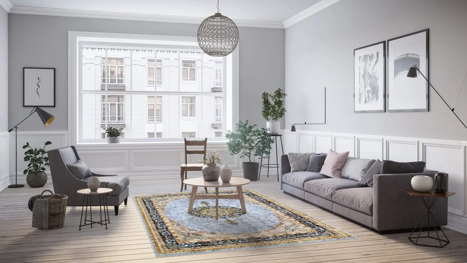 Koberec Wilton - Lukla (modrý)