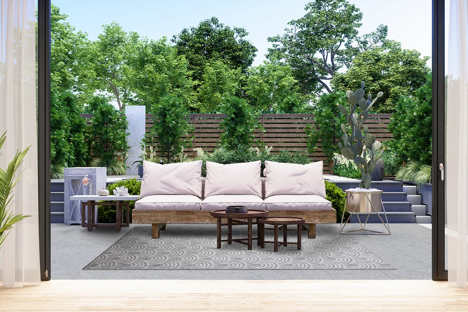 Koberec pre interiér a exteriér - Odin (šedý)