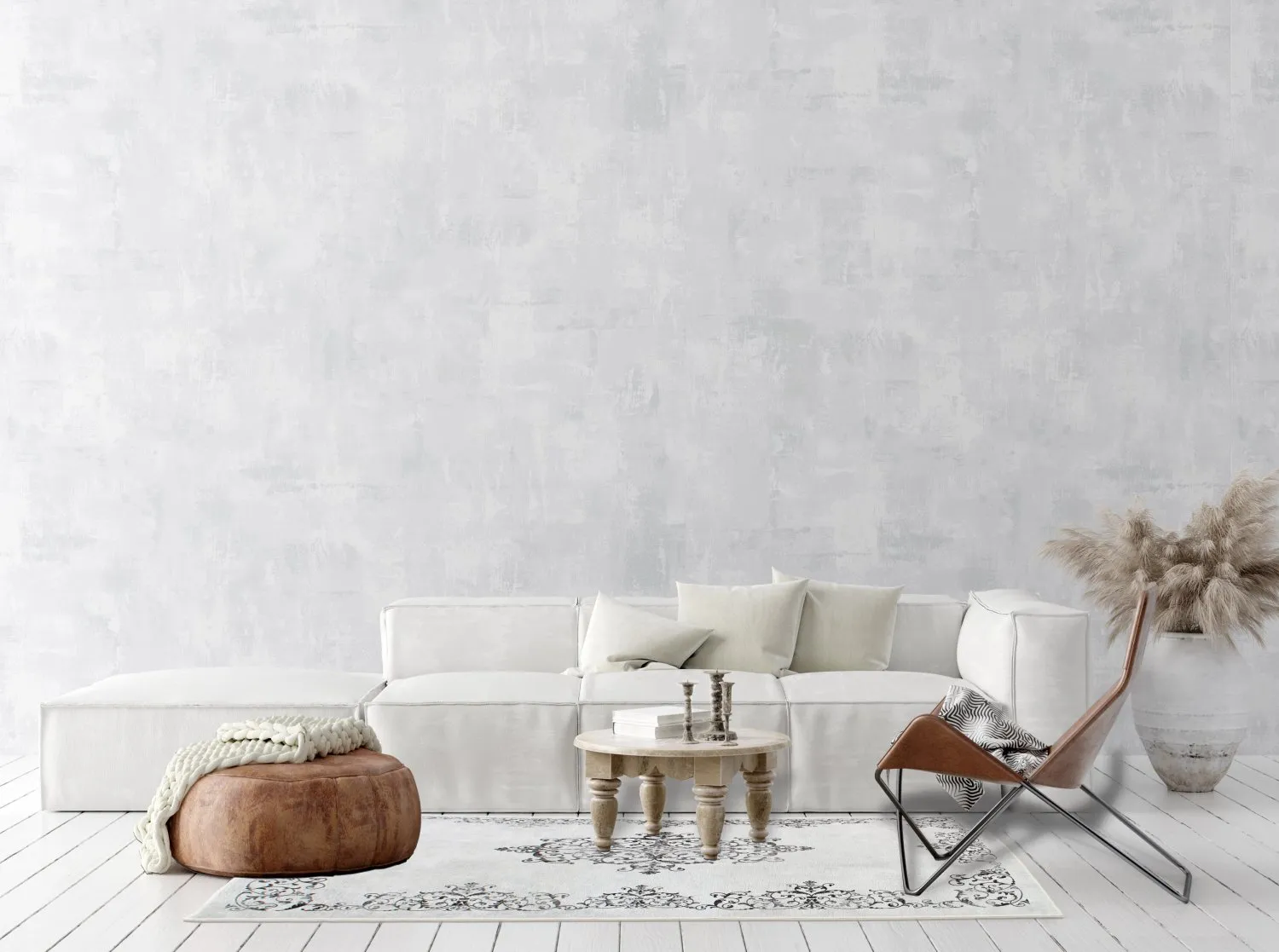 Koberec Wilton - Santi (biela/čierna)