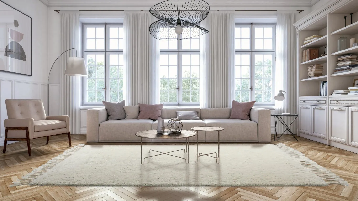 Koberec z vlny - Averdon (offwhite)